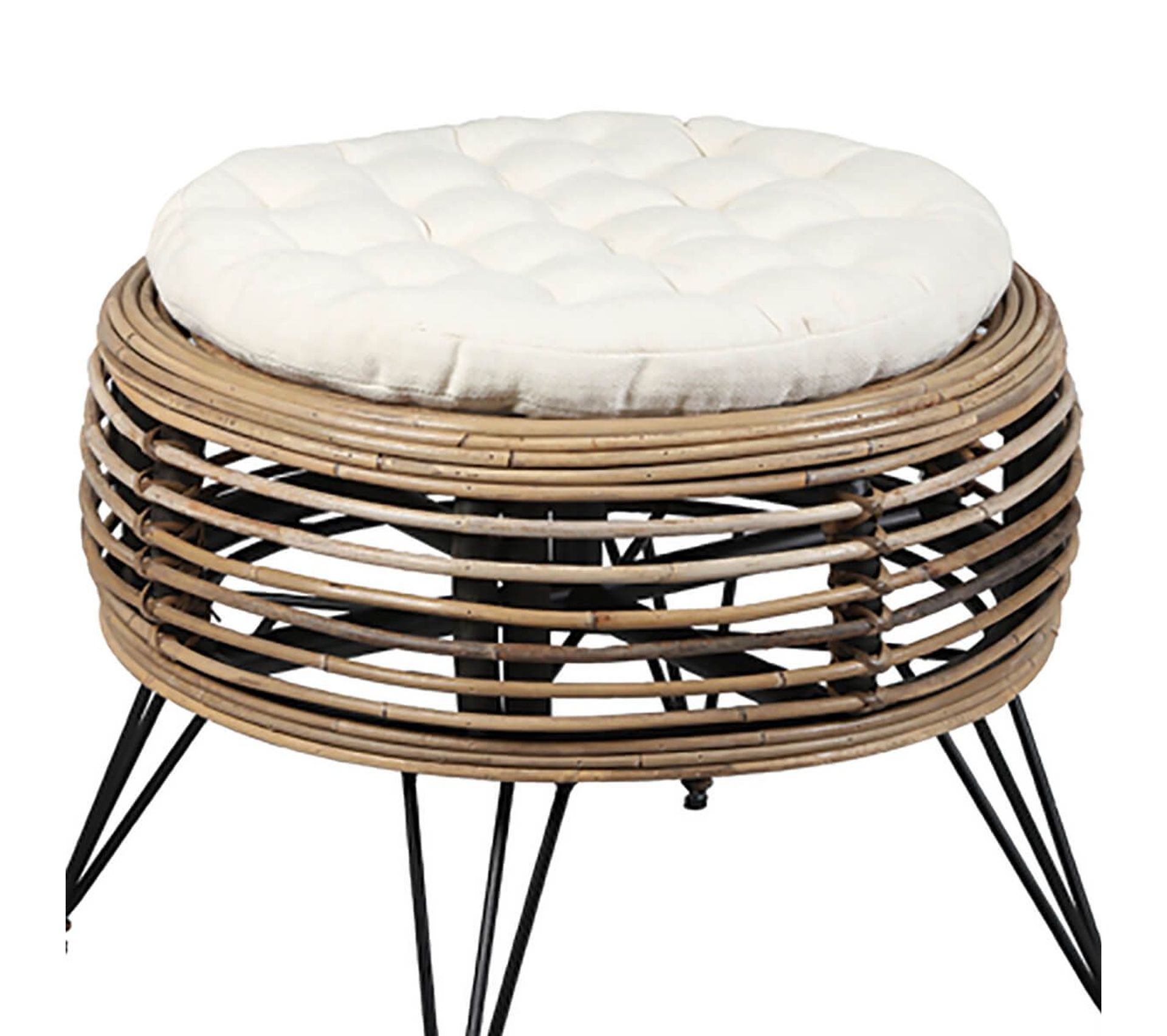 Pouf Rotin Rattan Pouf Poire BUT