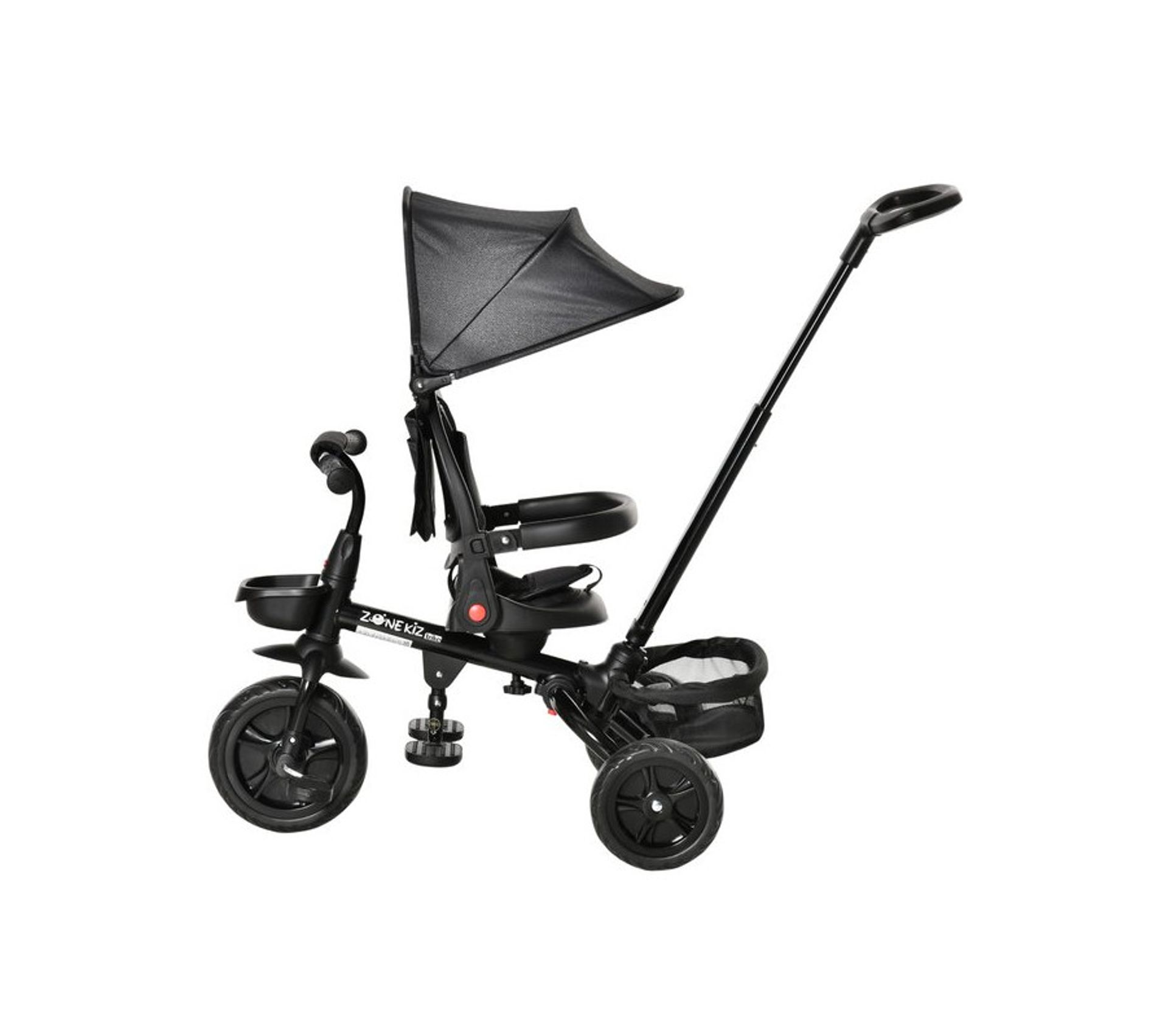 Tricycle Évolutif Pliable Leather Noir Draisienne Tricycle BUT