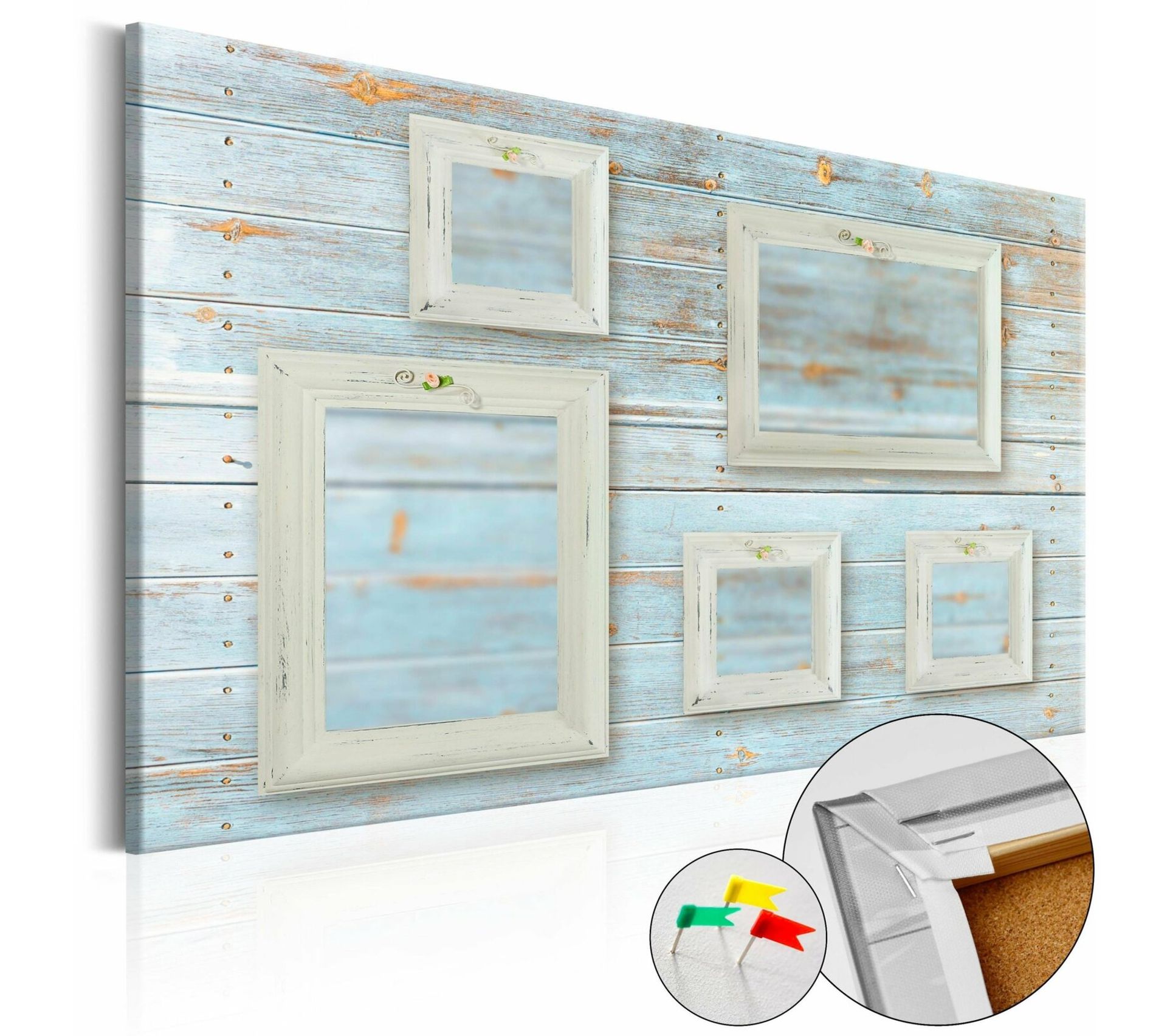 Tableau En Liège Retro Gallery 120 X 80 Cm Tableau Toile BUT