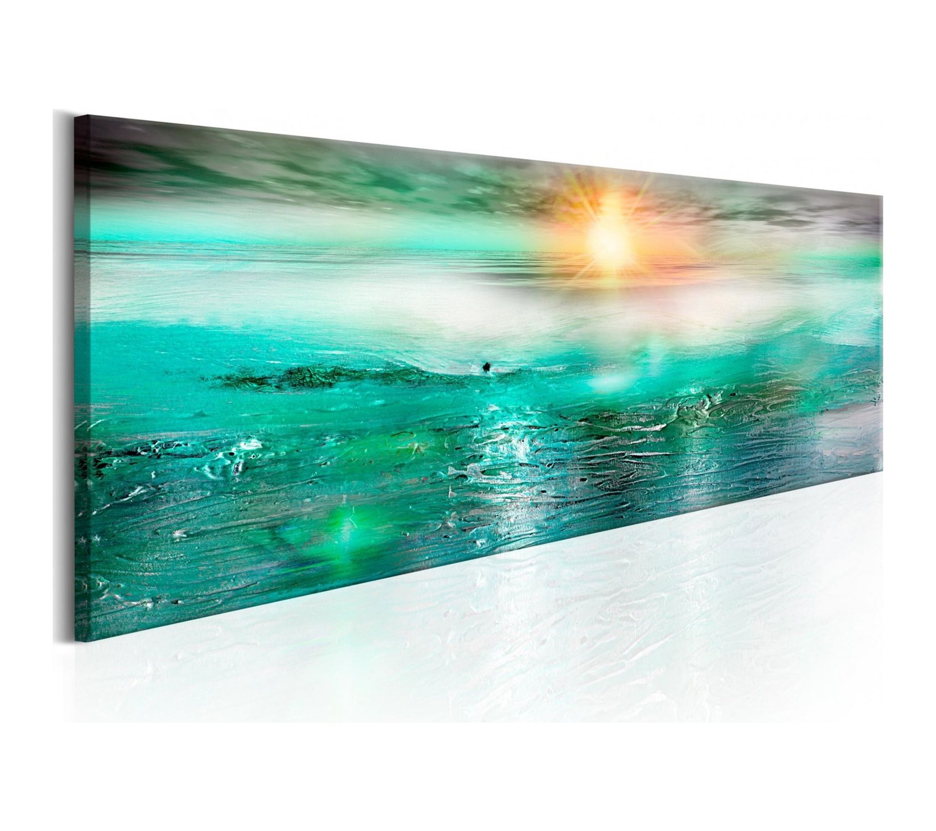 Tableau Mer De Saphir 150 X 50 Cm Tableau Toile BUT