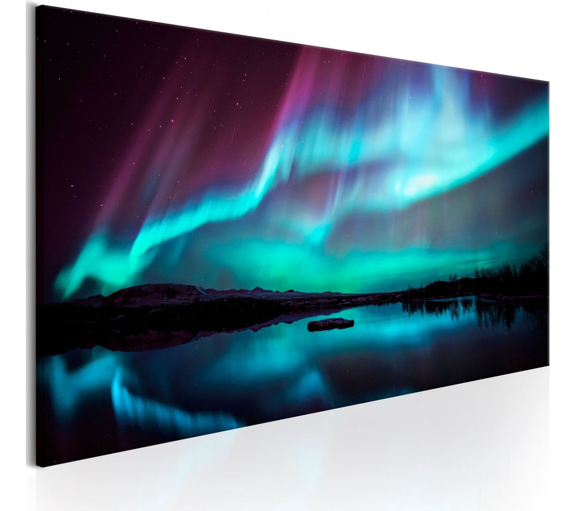 Tableau Blue Ribbons 120 X 40 Cm Tableau Toile BUT