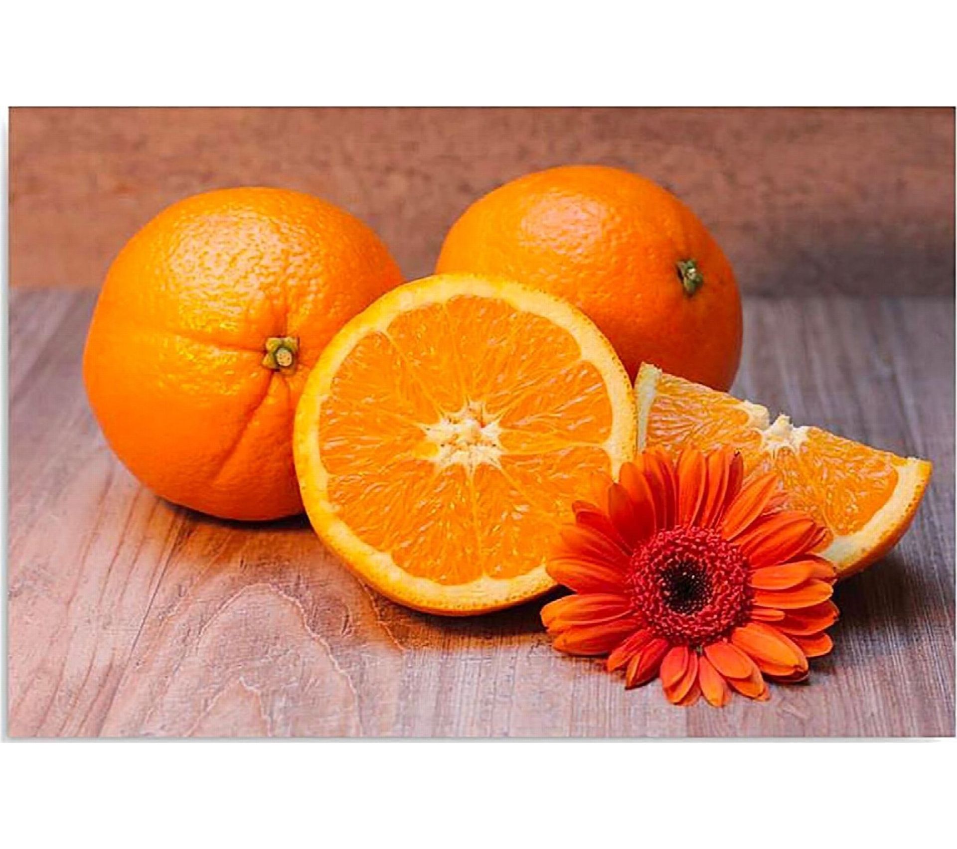 Tableau Des Oranges 50 X 40 Cm Orange Tableau Toile BUT