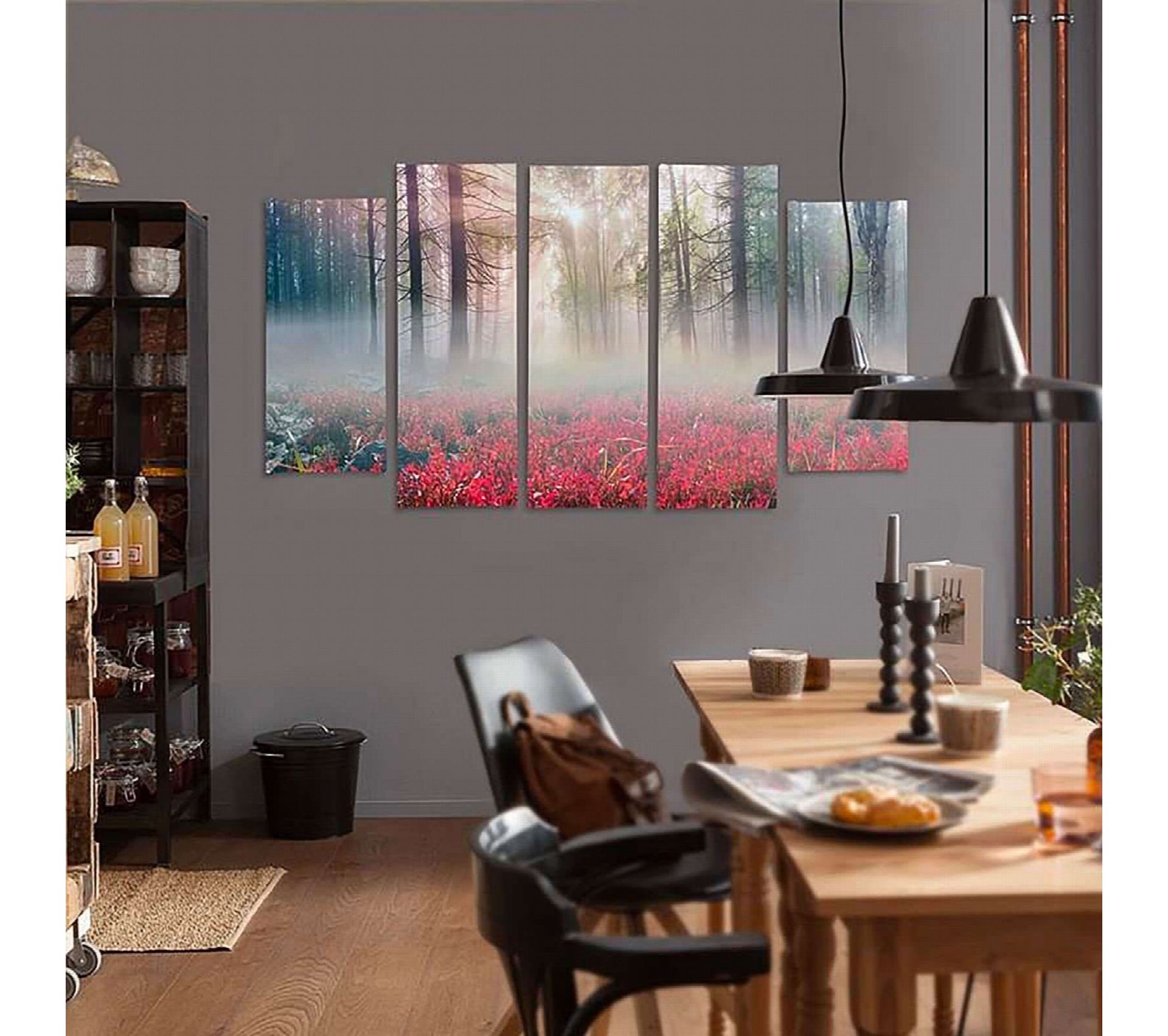 Tableau Brume Sur La Clairière 300 X 140 Cm Tableau Tableau Brume Sur La Clairière 300 X 140 Cm Tableau
