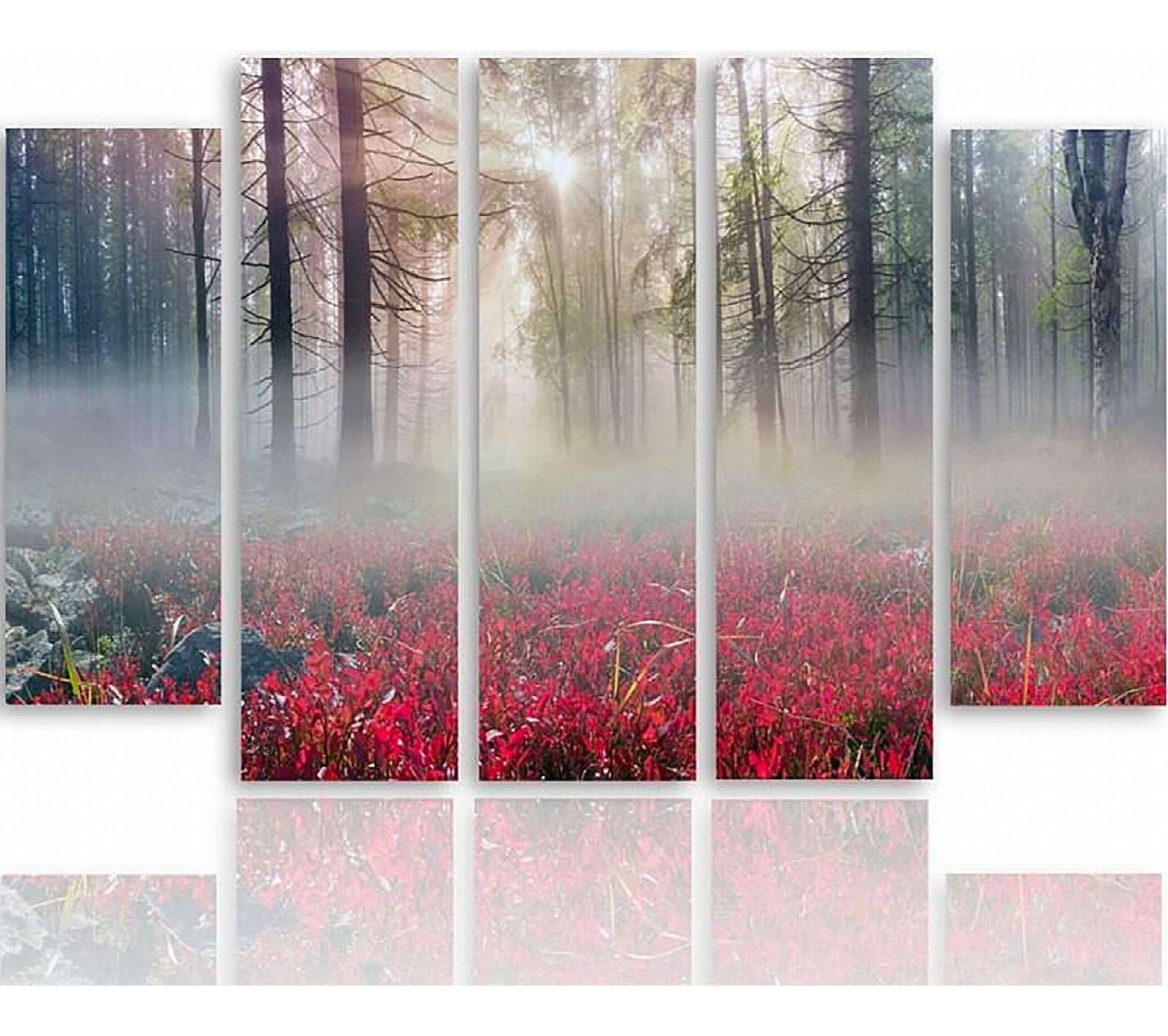 Tableau Brume Sur La Clairière 300 X 140 Cm Tableau Tableau Brume Sur La Clairière 300 X 140 Cm Tableau