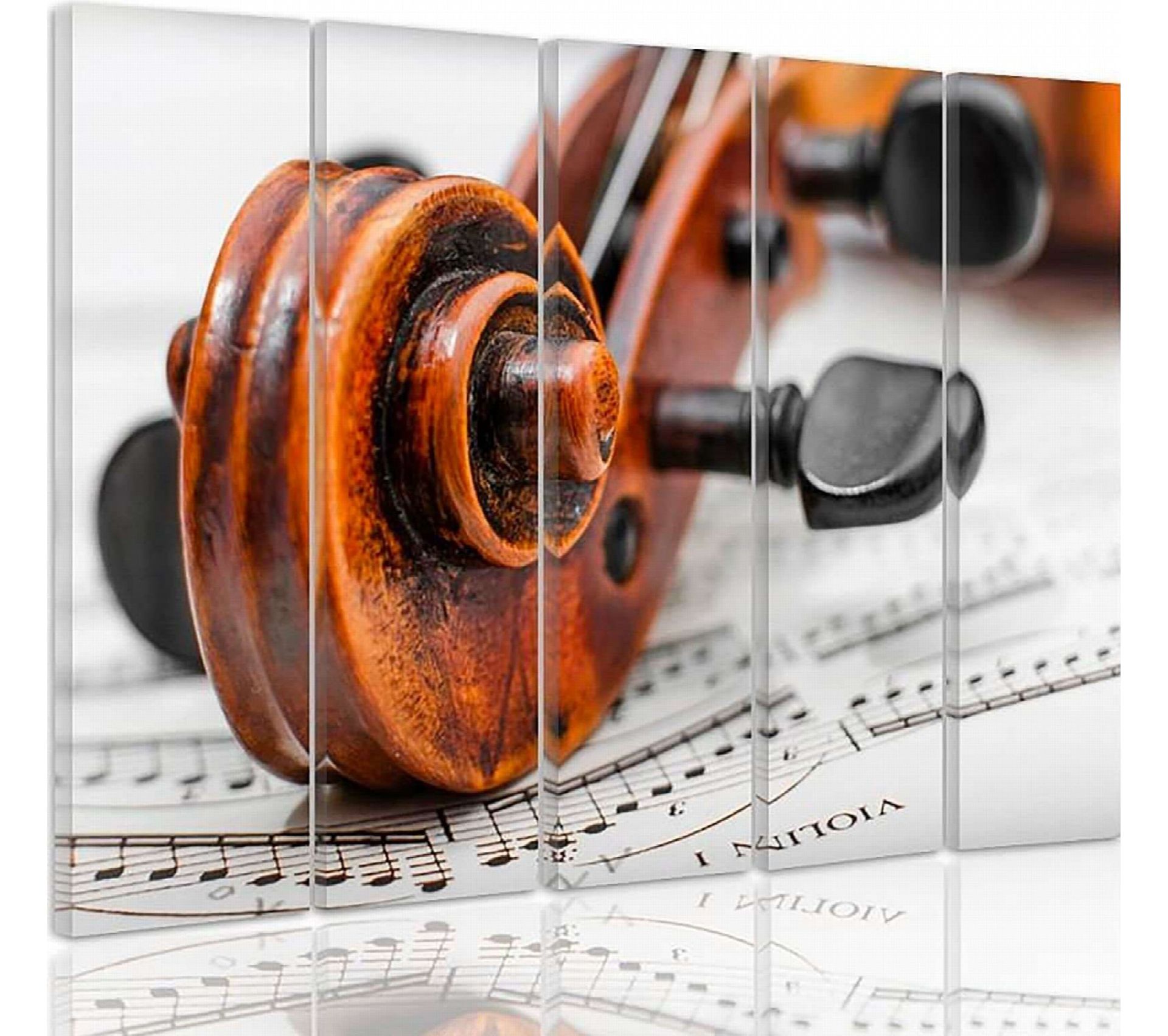 Tableau Le Violon Sur Partition 200 X 100 Cm Tableau Toile BUT