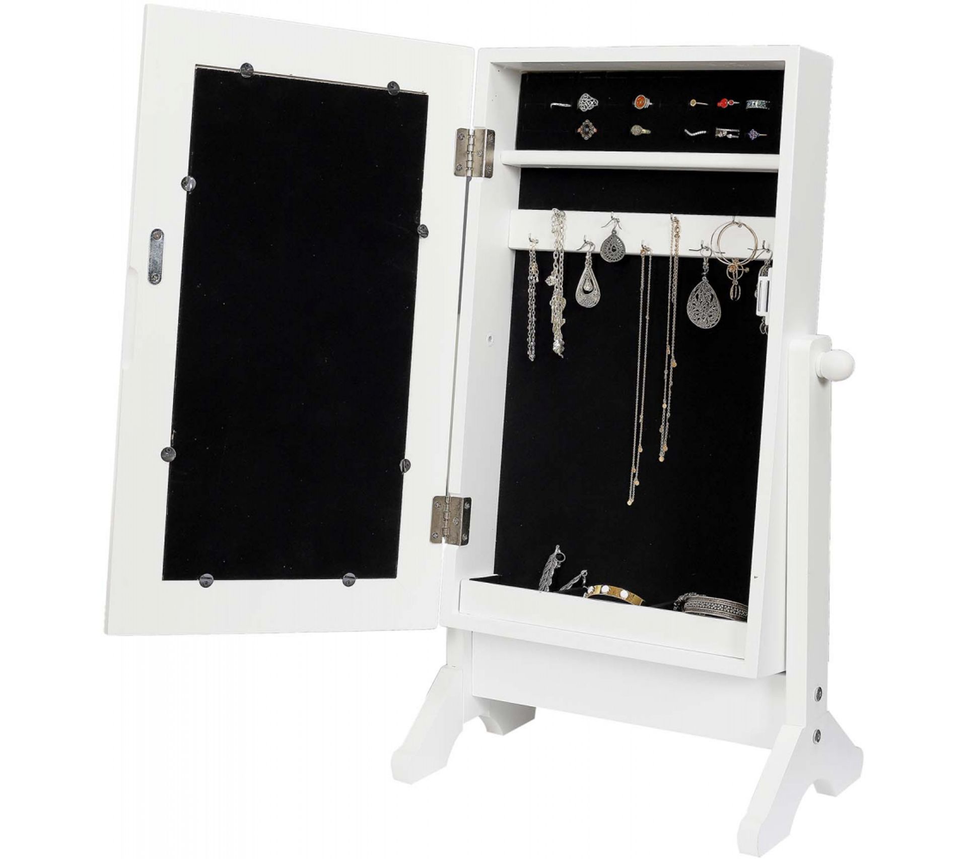 Armoire À Bijoux À Poser Florence Porte bijoux Boite à bijoux Boite à montre BUT