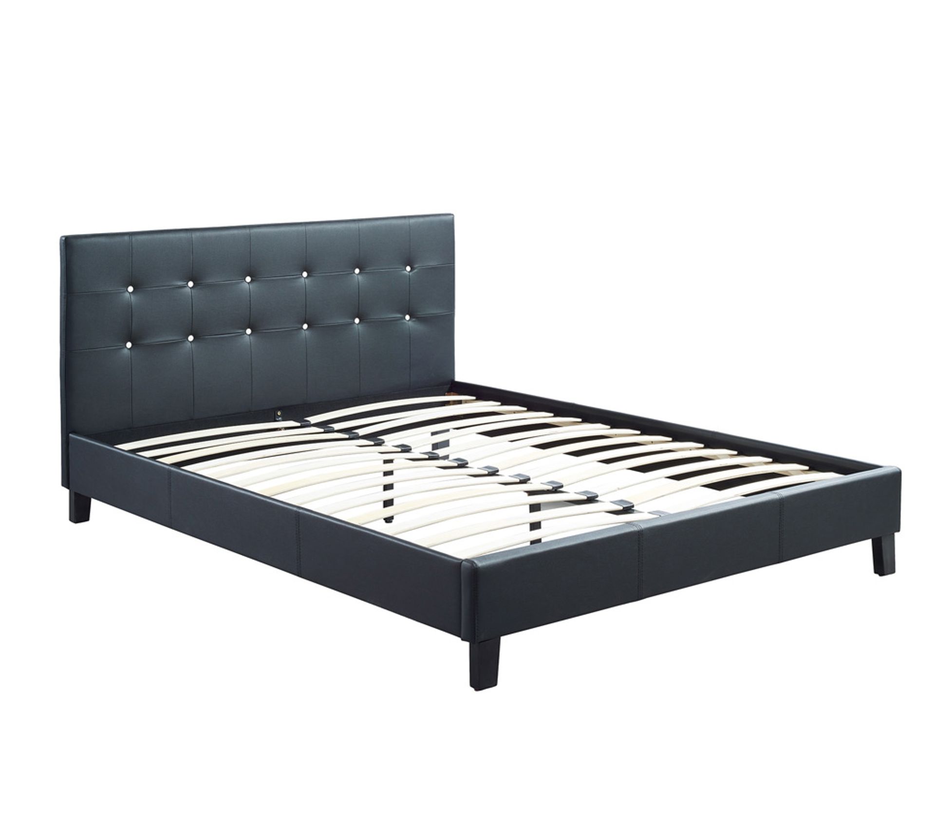 Lit 160 X 200 Cm Coloris Noir Lit BUT