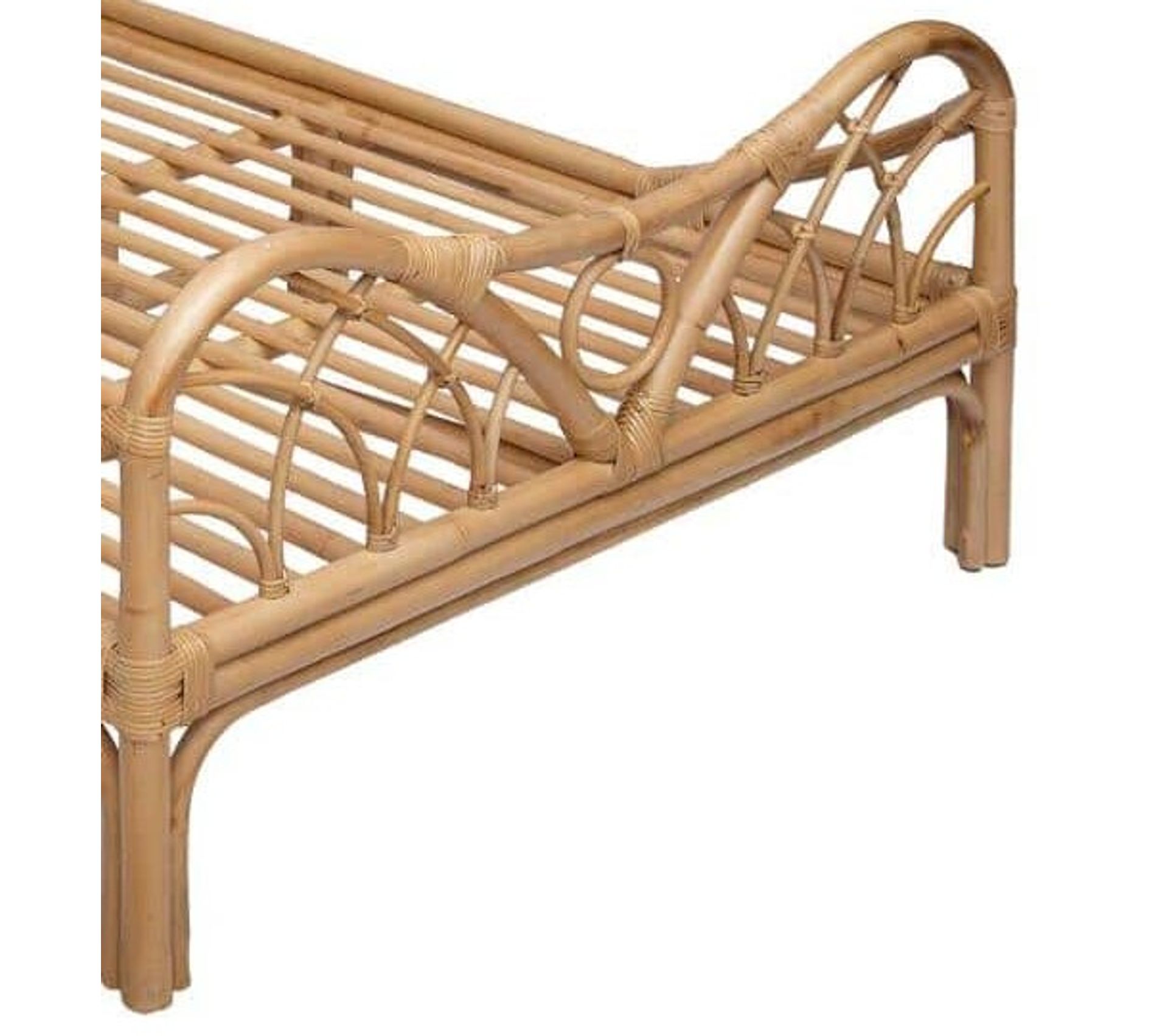 Tête de lit rotin naturel Maharaja