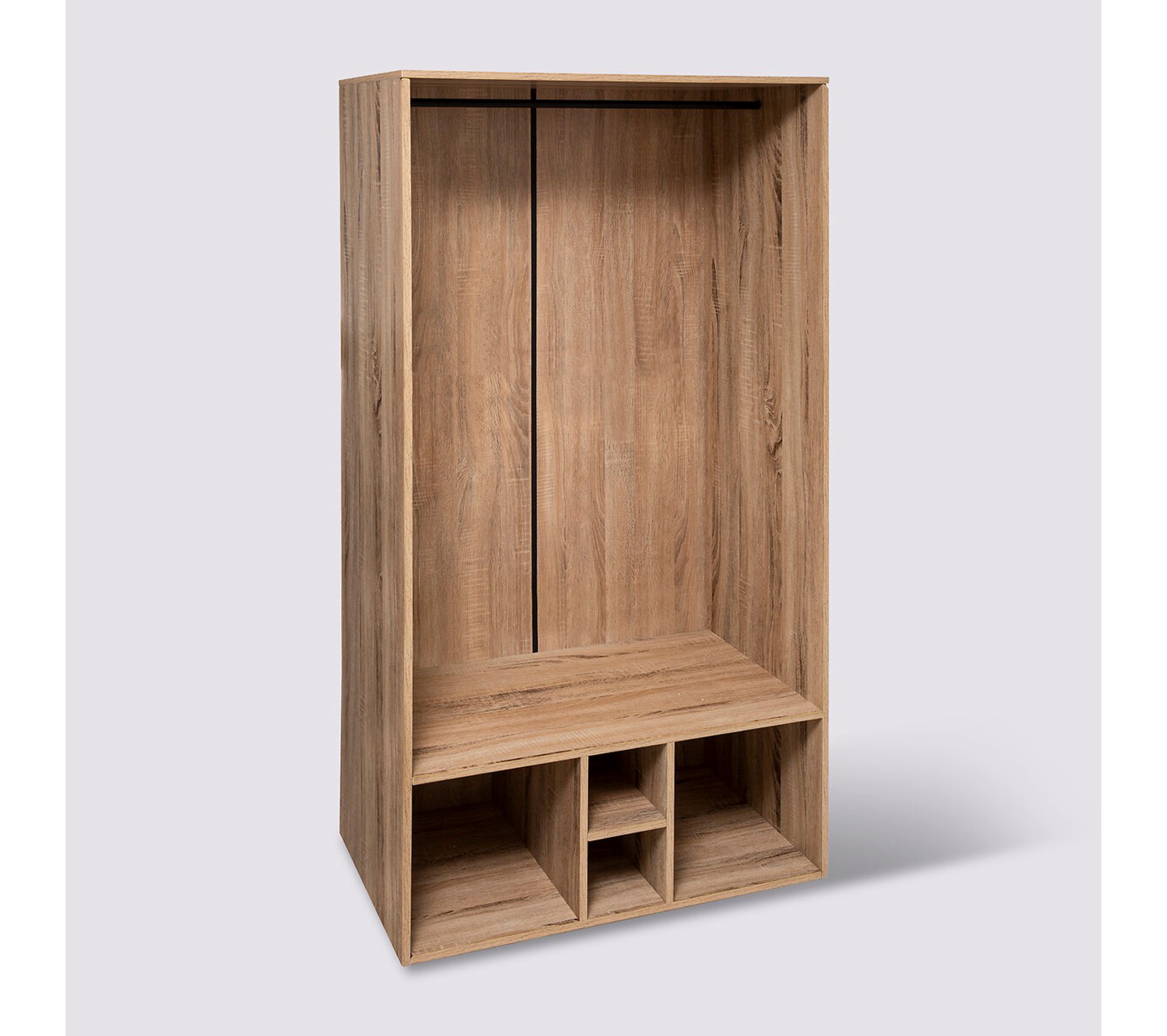 Armoire Penderie En Bois Coloris Naturel Longueur 86 X Profondeur 45