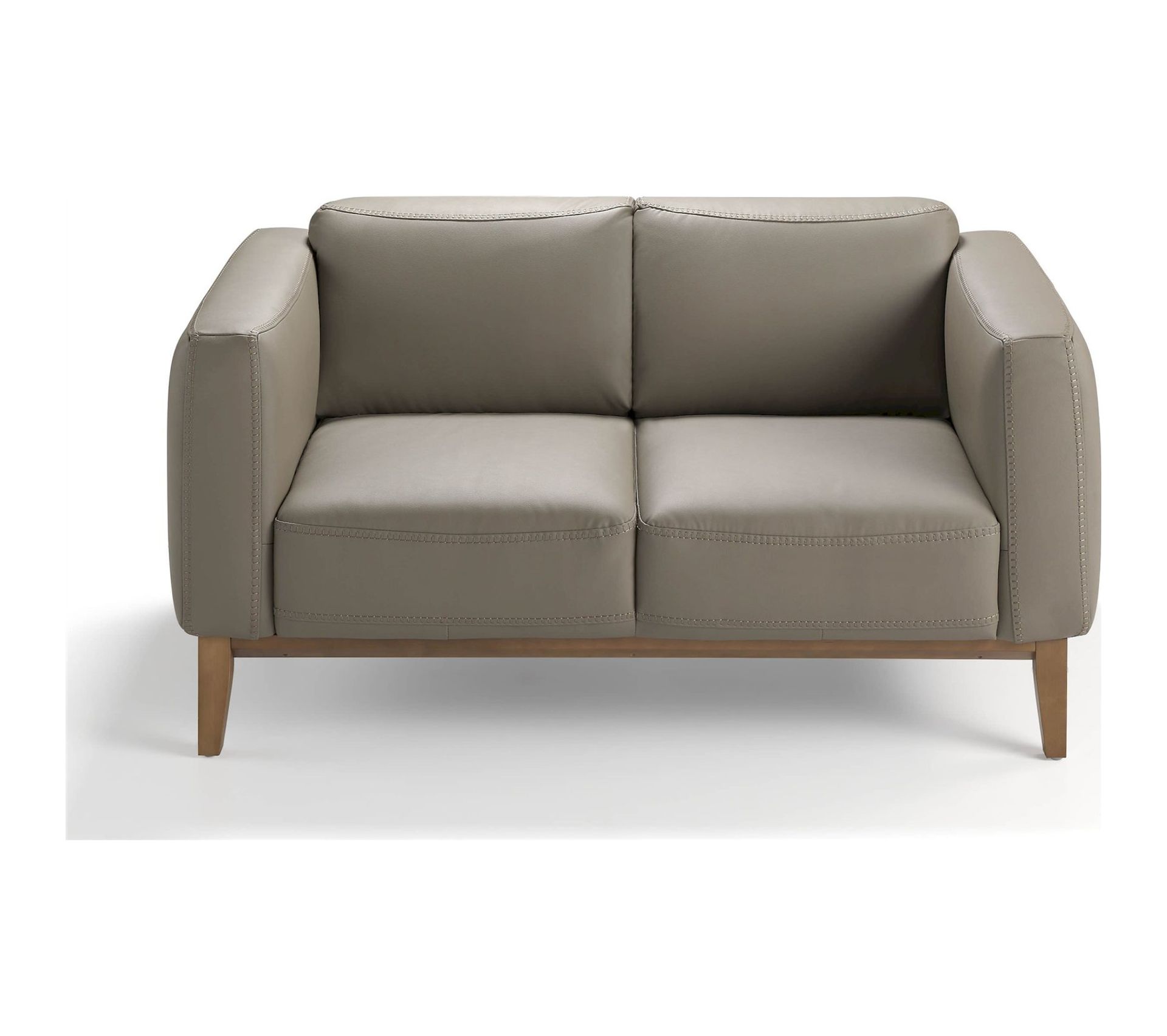 Canapé Convertible 2 Places - 165 X 90 X 76 Cm - Avec Dossier Et Accoudoirs Reglables Microfibre Beige
