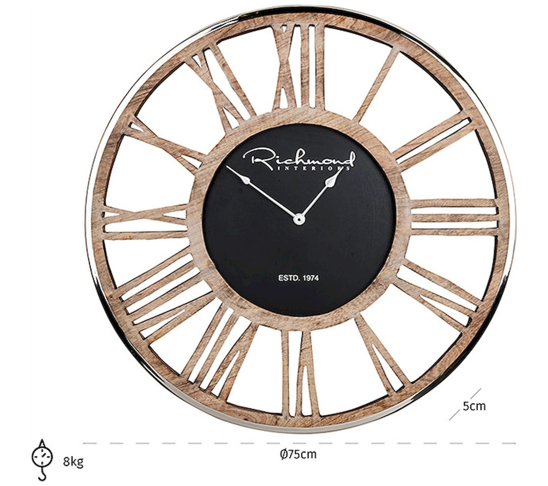 Horloge Johnson Metal Horloge Pendule BUT