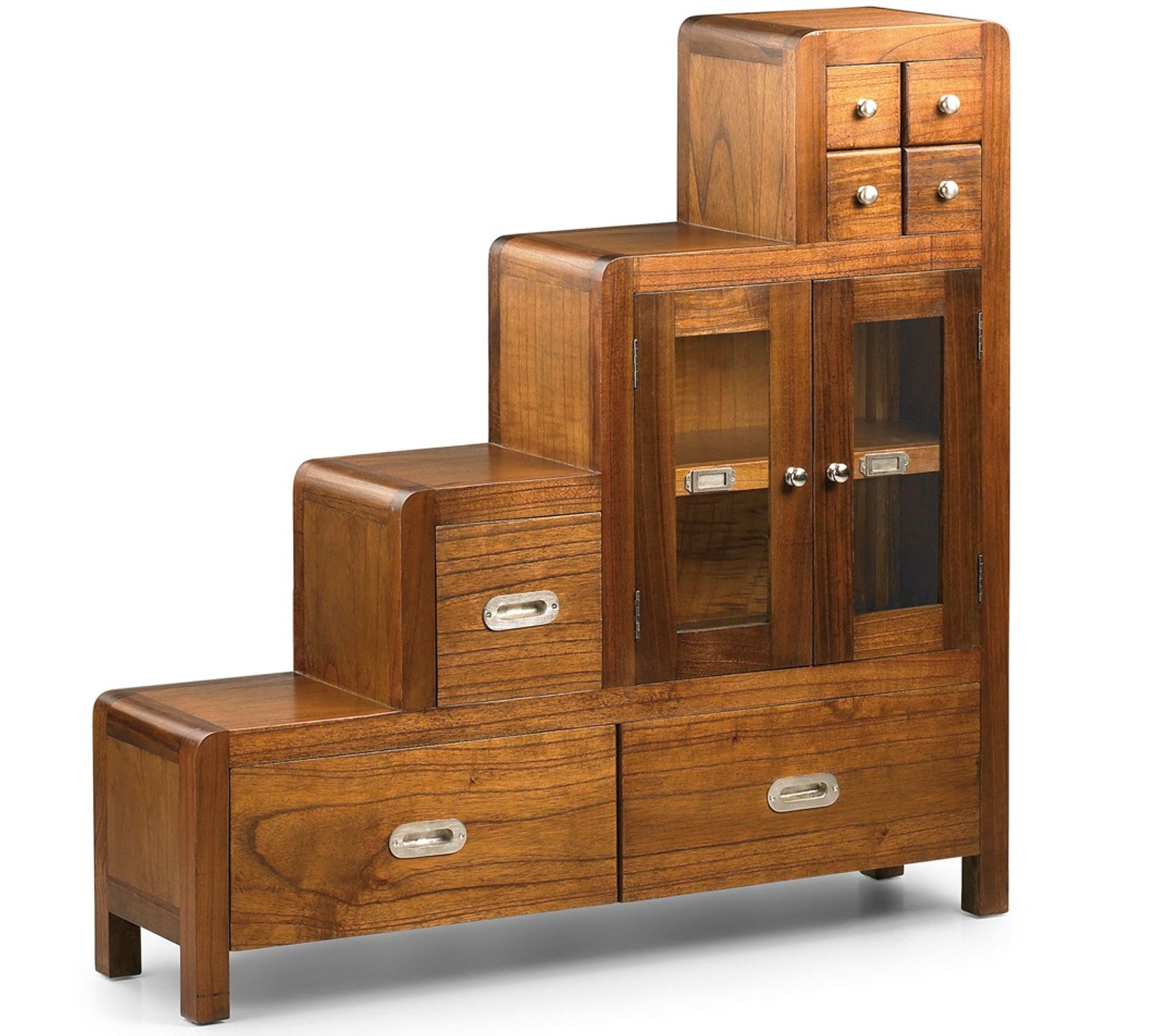 Meuble De Rangement Escalier Droit En Bois Massif De Mindy Sotchy 98 Cm