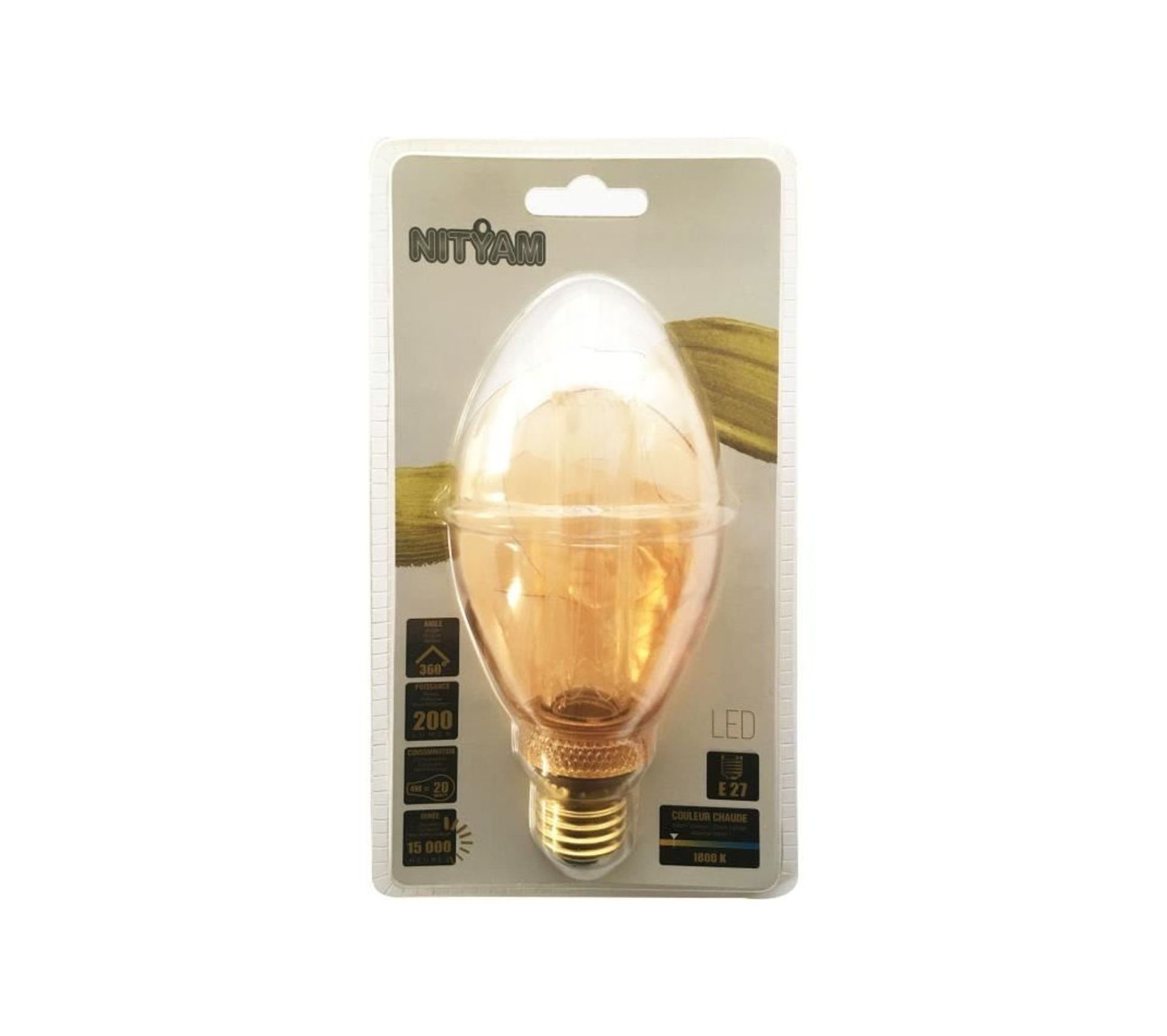Ampoules LED E27 B75 Déco Nouvelle Génération 4 W Équivalence 20 W