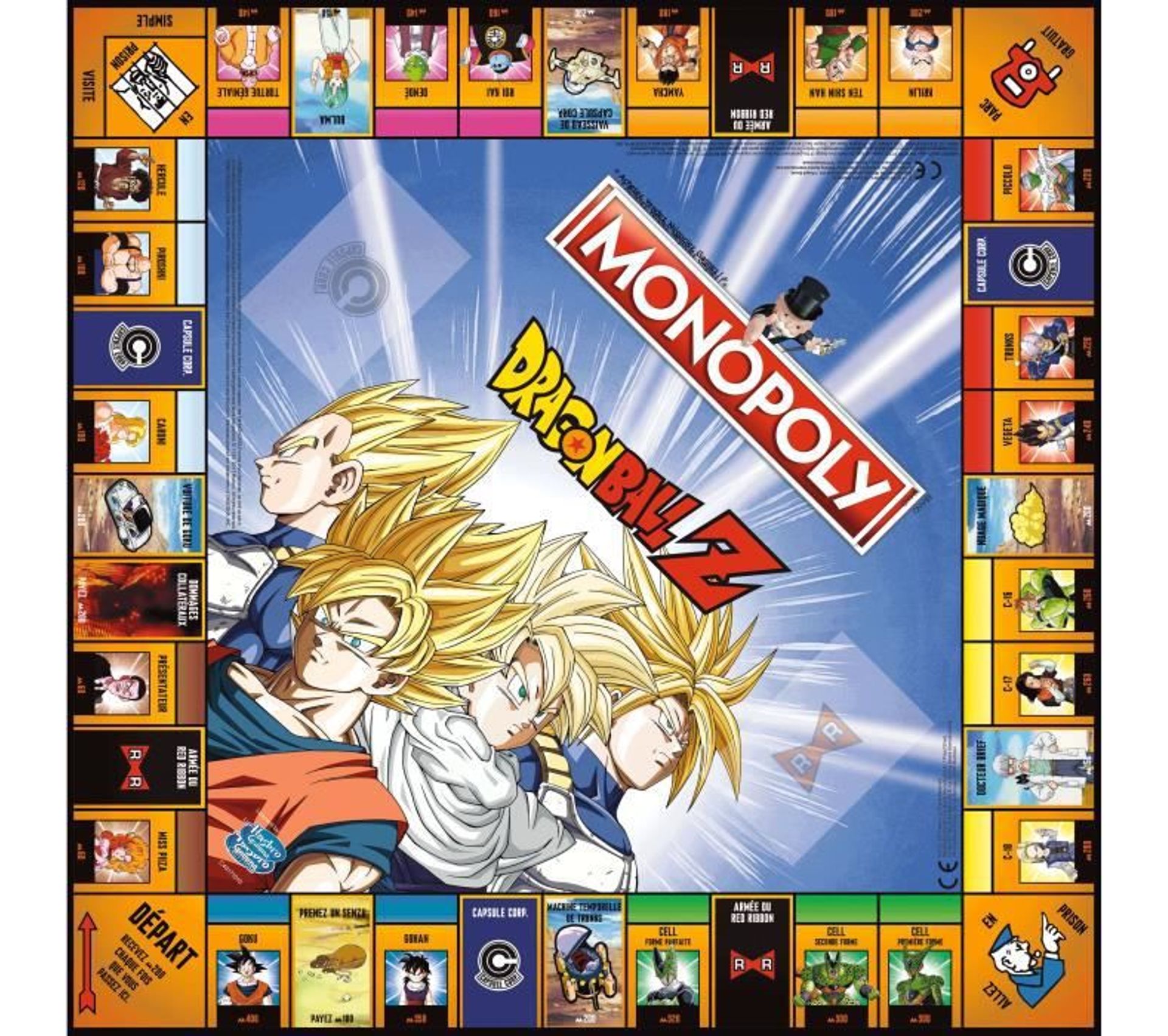 Jeu De Société Monopoly Dragon Ball Z Jeux Jouets BUT