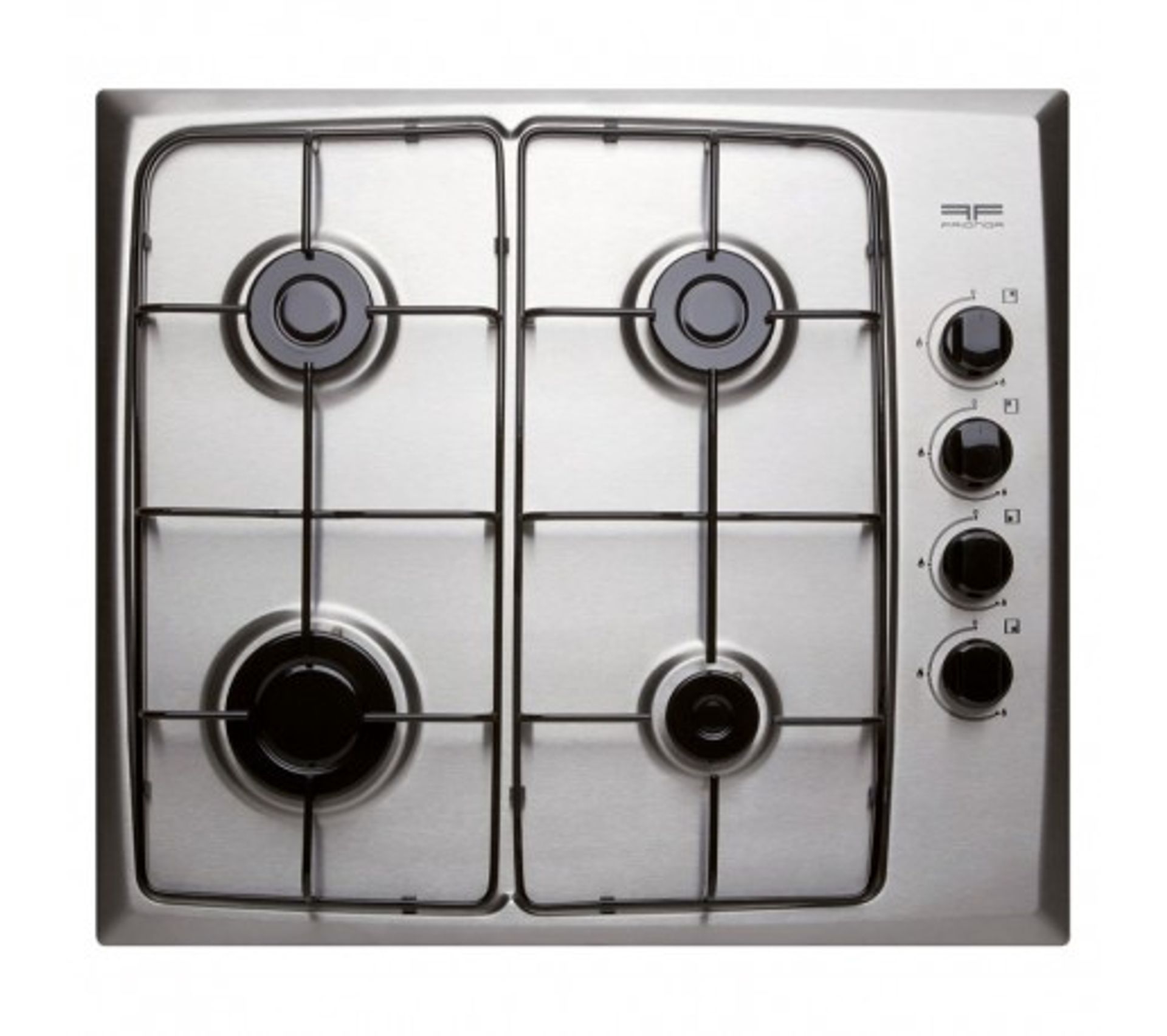 Plaque Gaz 4 feux Allumage Auto 1 Main Thermocouple Inox FRIP4GX