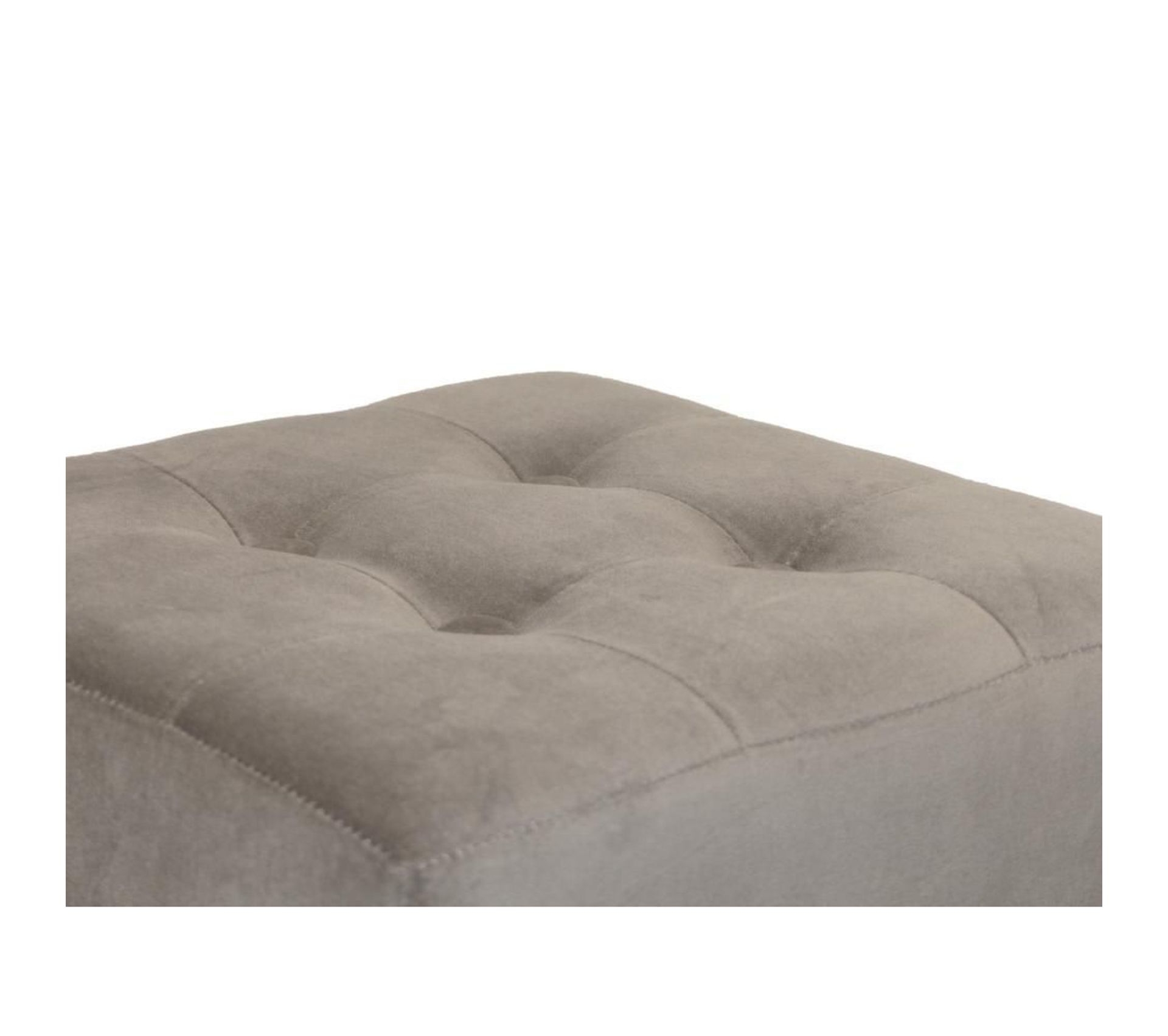Pouf Assise Capitoné Selekt Gris Pouf Poire BUT