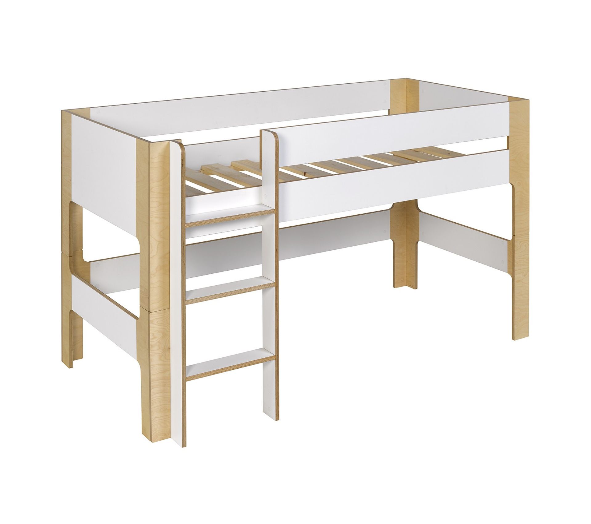 Tente Pour Lit Mi-hauteur HLS - Motif Licorne - 5 Panneaux Polyester - Pour Lits Métal/bois - 190x76cm