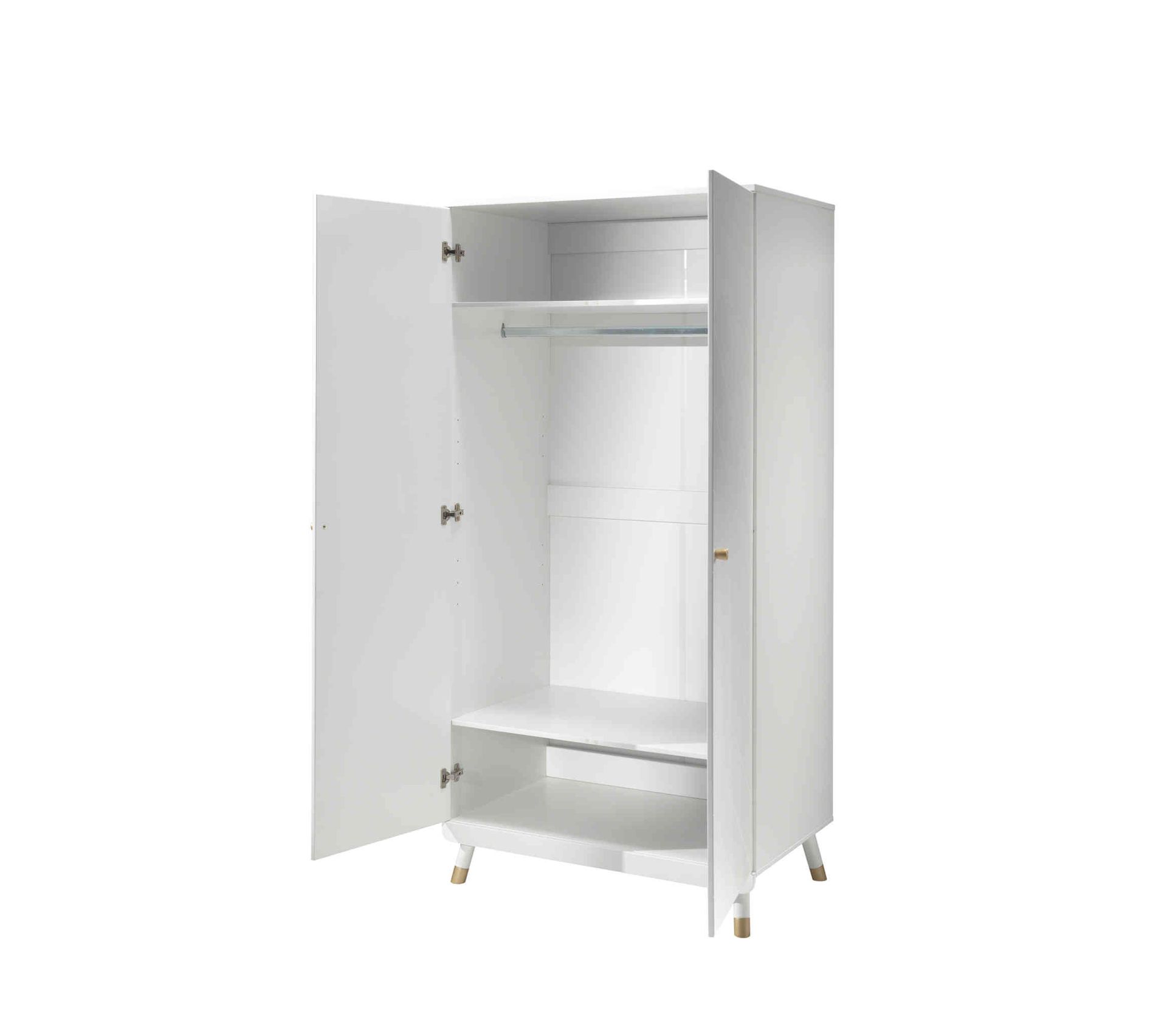 Armoire 2 Portes En Bois Blanc Armoire BUT