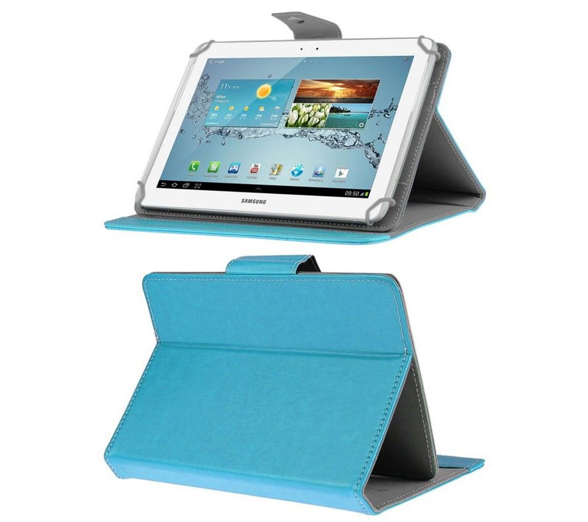 Etui Intégral Tablette 10 Pouces Rabat Magnétique Protection Universel