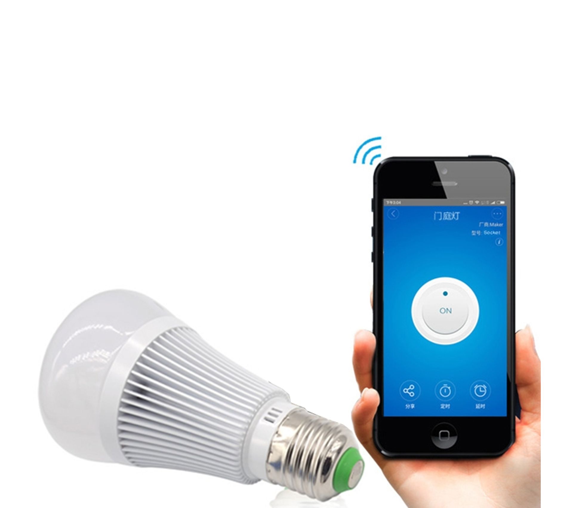 Ampoule Connectée Google Home Amazon Echo LED 6w Contrôle Vocal