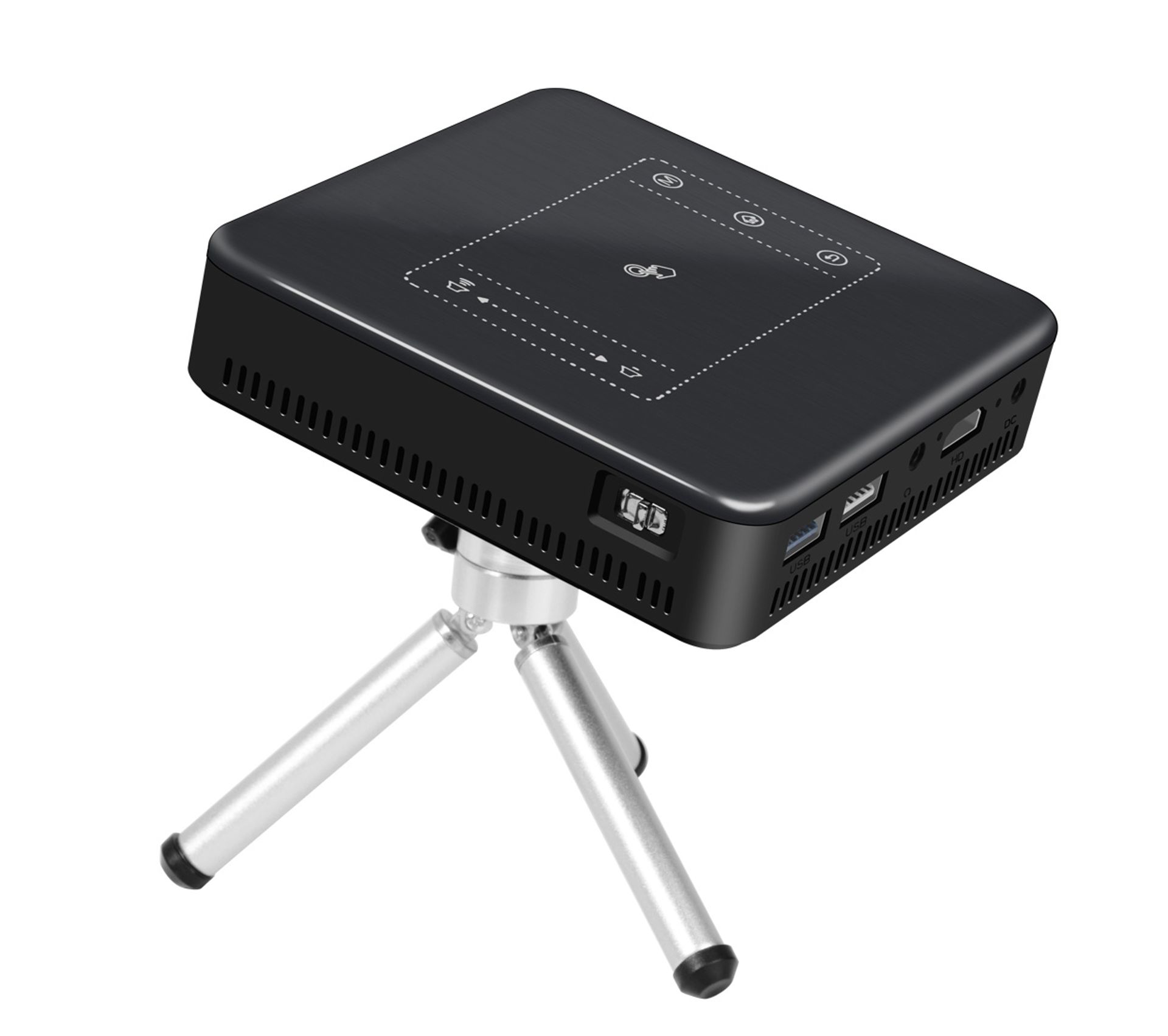 Mini Vidéoprojecteur Bluetooth Android 7.1.2 2 Go + 16 Go Sans Fil Hdmi