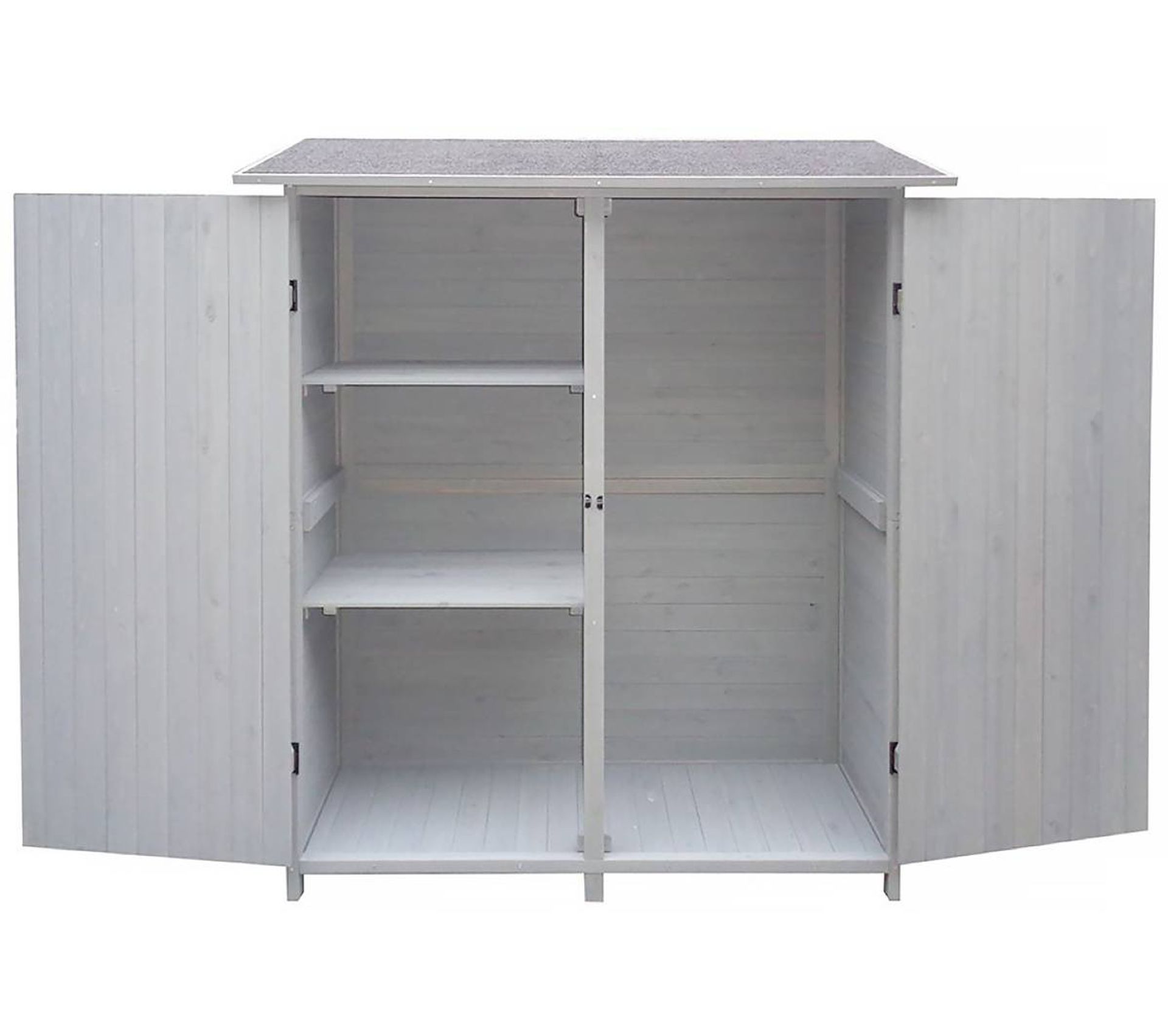 Armoire De Jardin "espacio" 140 X 49 X 162 Cm Anthracite Armoire de jardin BUT