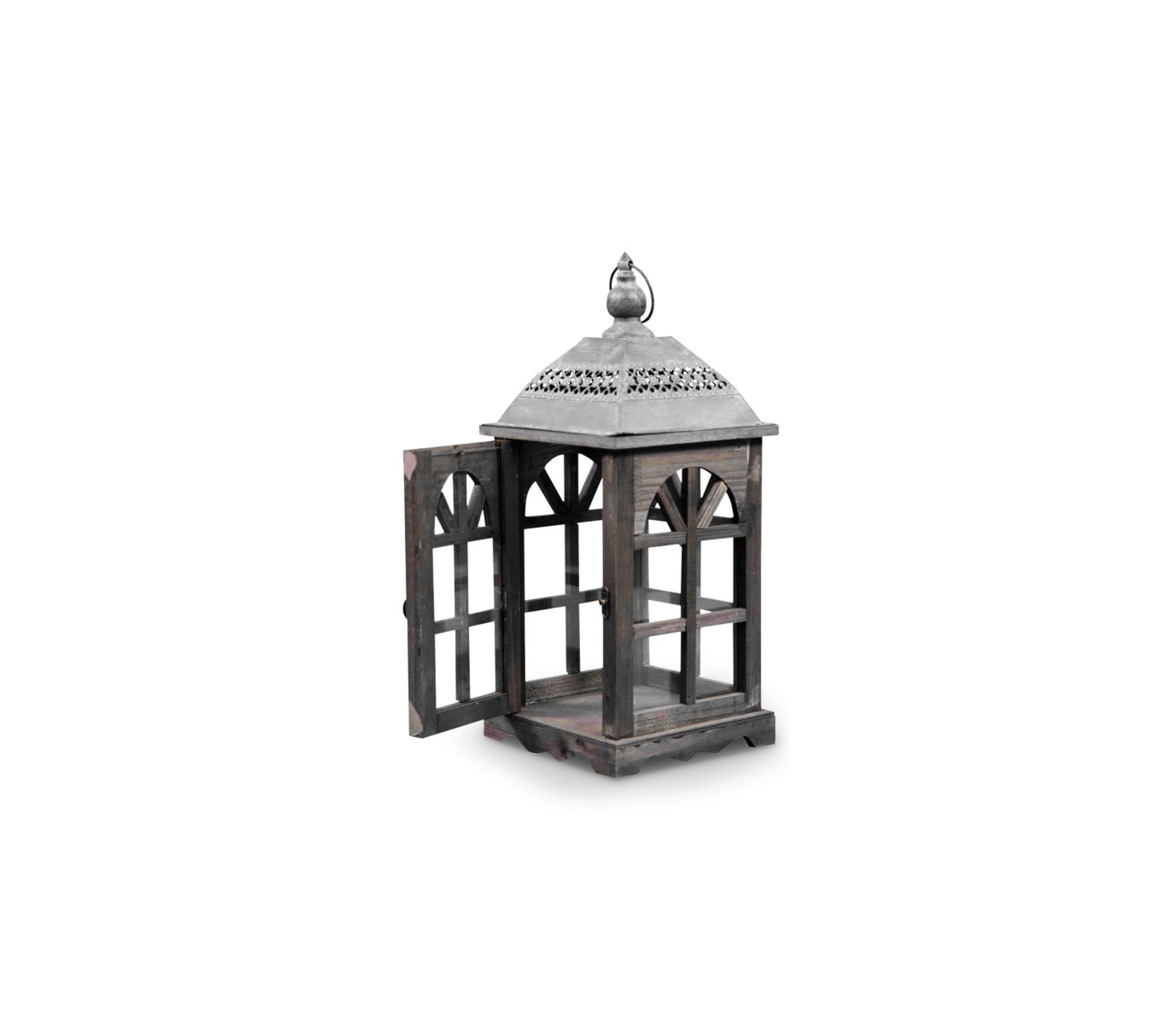 NZXVSE Lanterne Décorative De Style Rustique En Bois Pour Intérieur Et Extérieur - 30 Cm De Haut