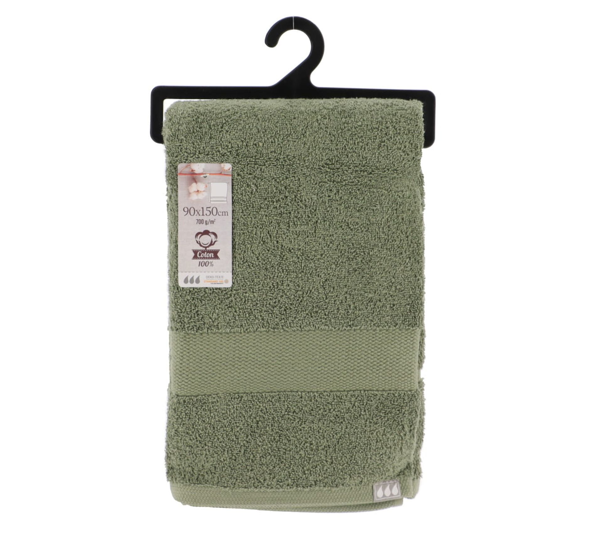 Serviette à Capuche 140x140 Cm - 100% Coton Bio - Pour Adulte Et Enfant, Plage, Maison