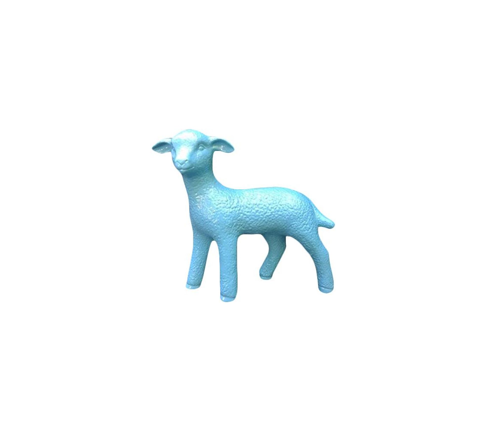 Agneau Design En Resine 52 Cm Objet De Decoration Exterieur But