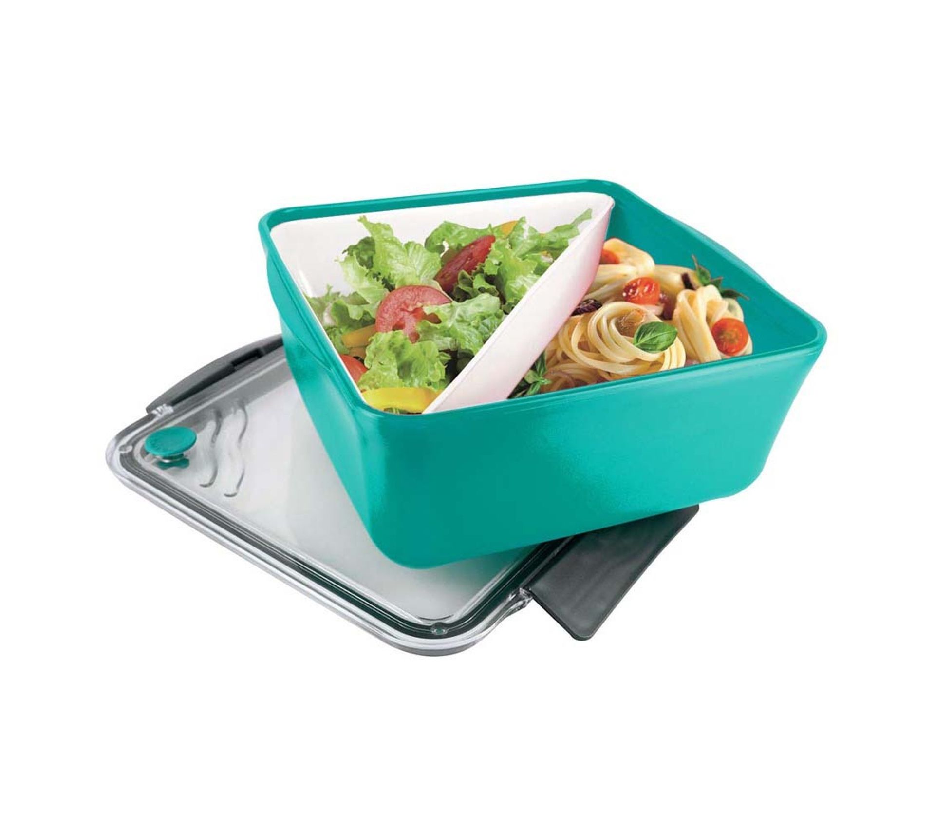 Grande Lunch Box Avec Compartiment Amovible Vert Art de la table BUT