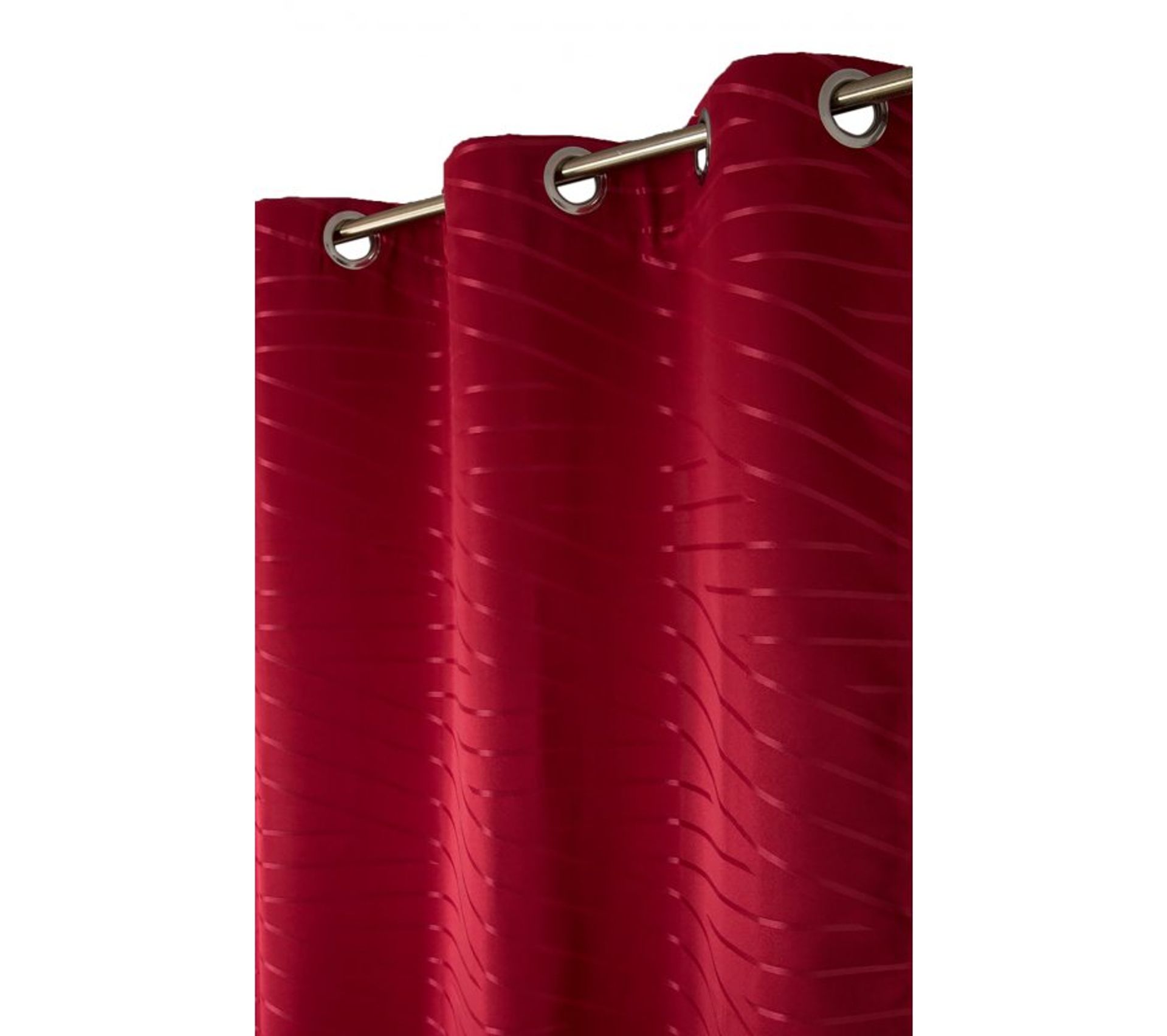 rideau rouge opaque