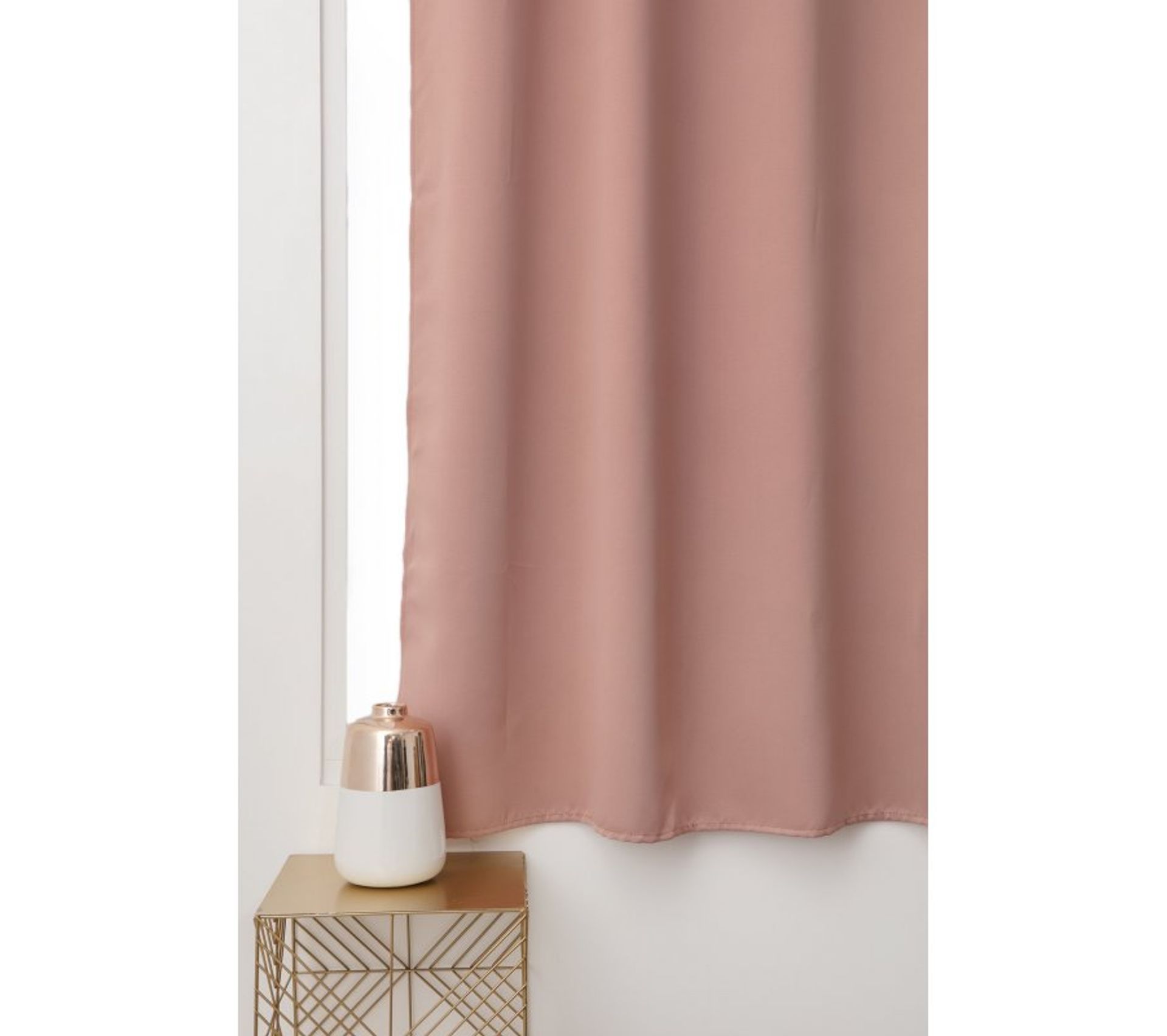 rideau rose occultant