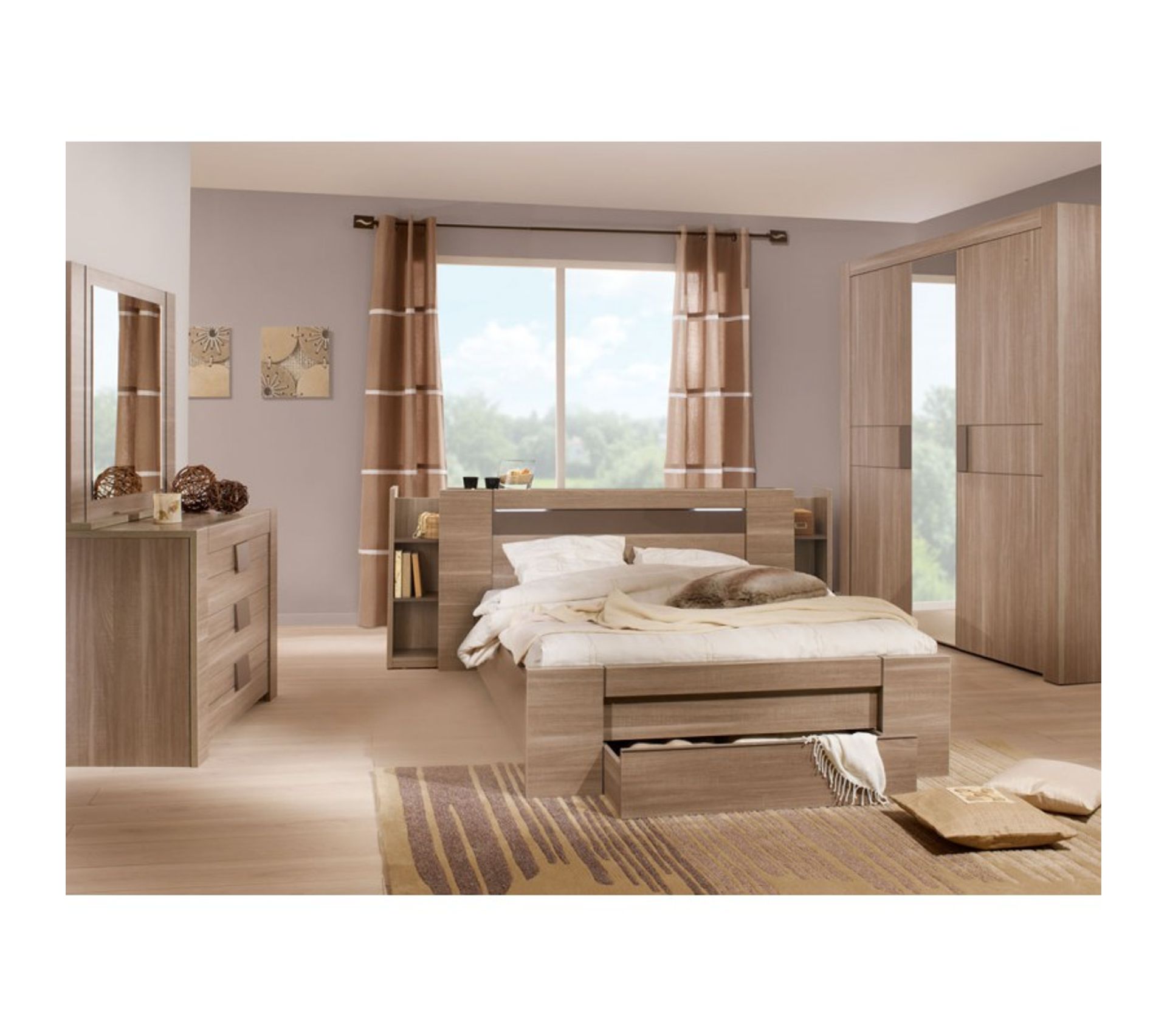 Chambre Adulte Complète (160*200) N°2 Macao Chambre adulte complète BUT