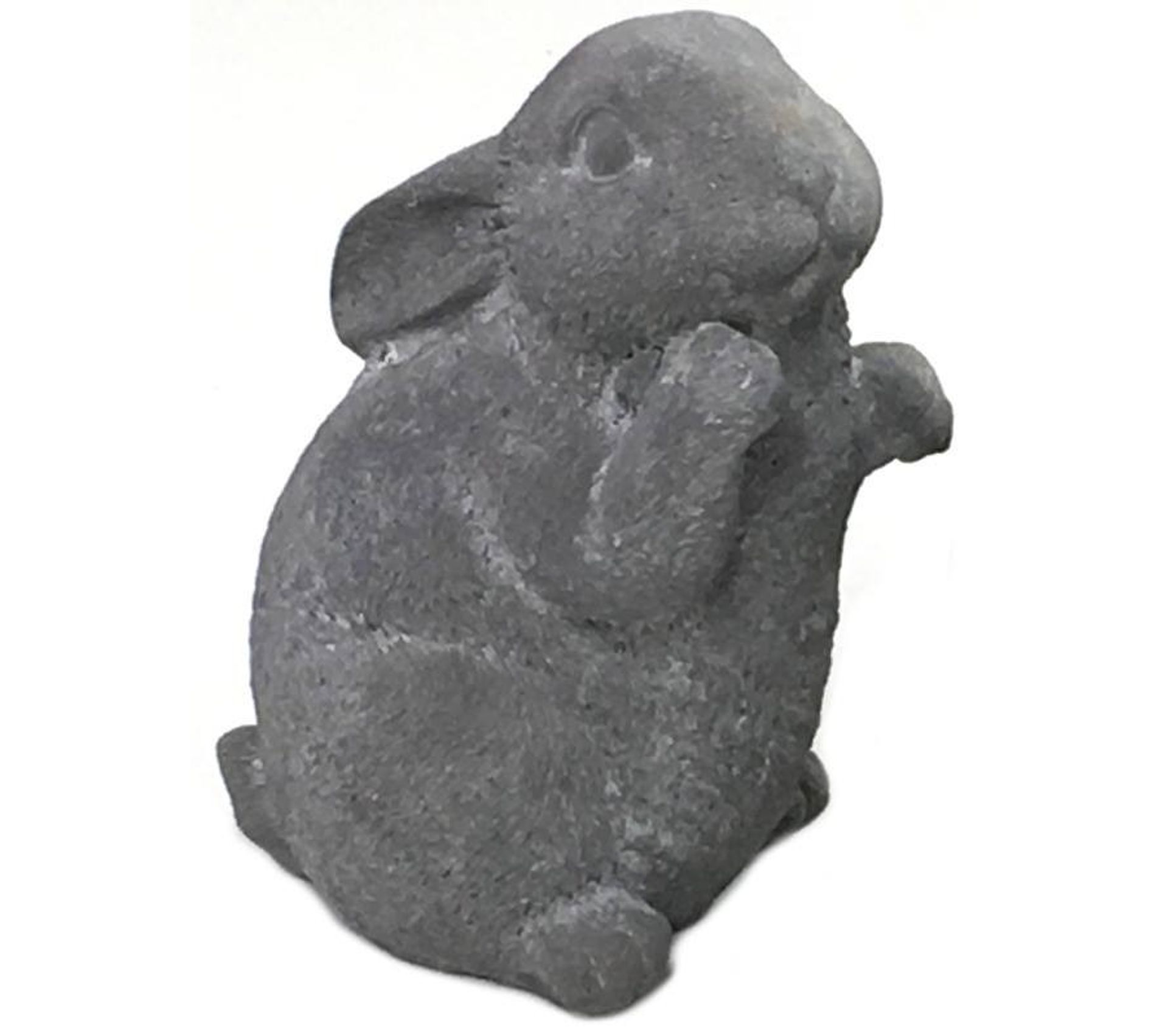 Statue Sculpture Lapin De Jardin En Ciment Objet de décoration extérieur BUT