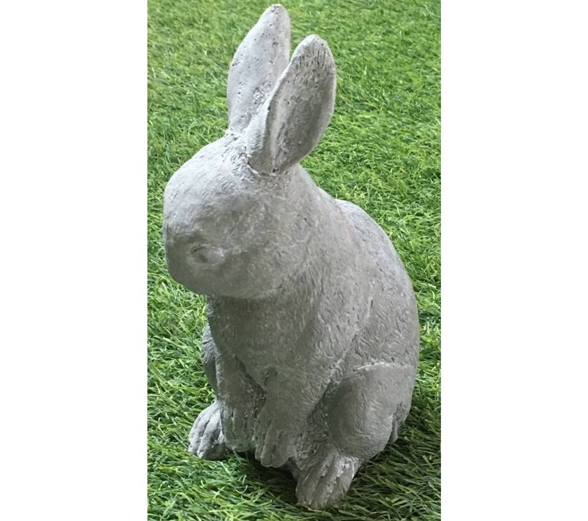Grande Statue Sculpture Lapin De Jardin En Ciment 30 Cm Haut Objet de