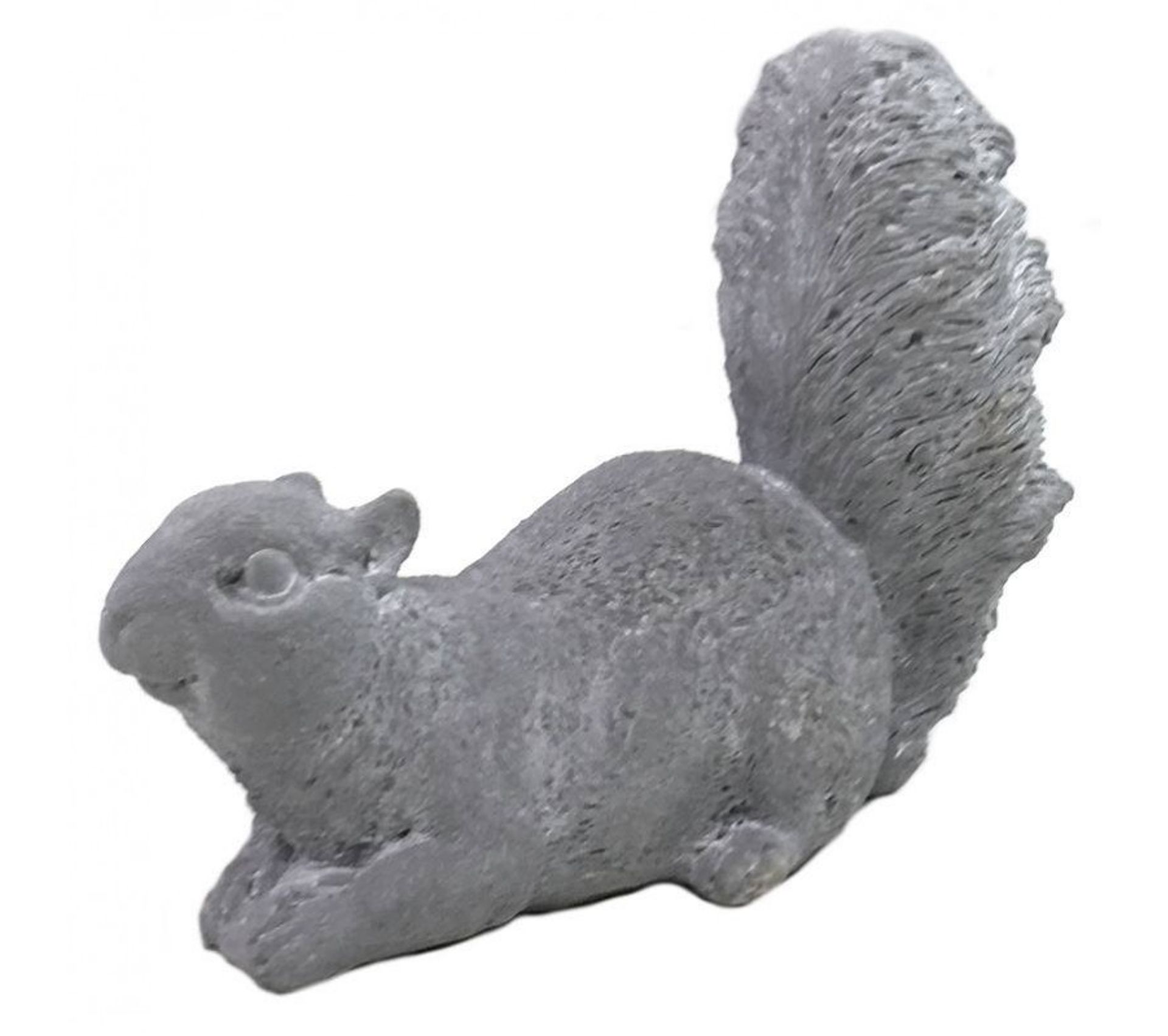 Statue Sculpture Ecureuil En Ciment De Jardin 22 Cm Objet de décoration extérieur BUT
