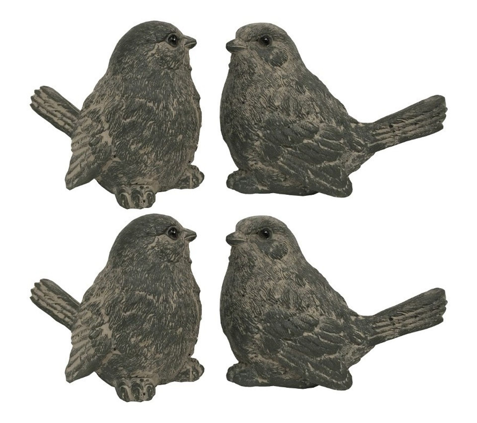 2 Sculptures Statues Oiseau Oiseaux De Décoration D'intérieur Ou De