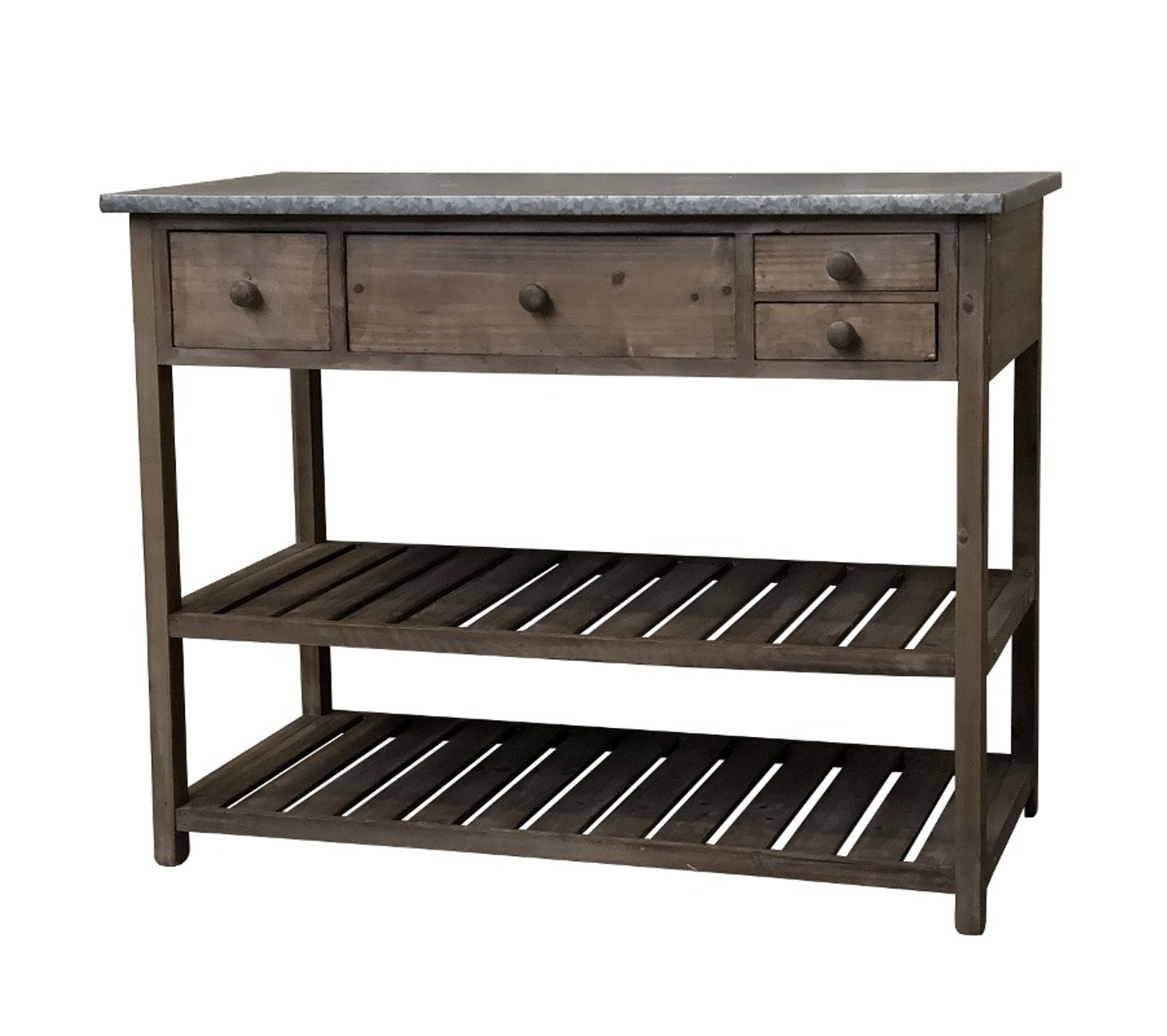 Style Ancienne Console Table De Drapier De Rempotage Meuble Bois