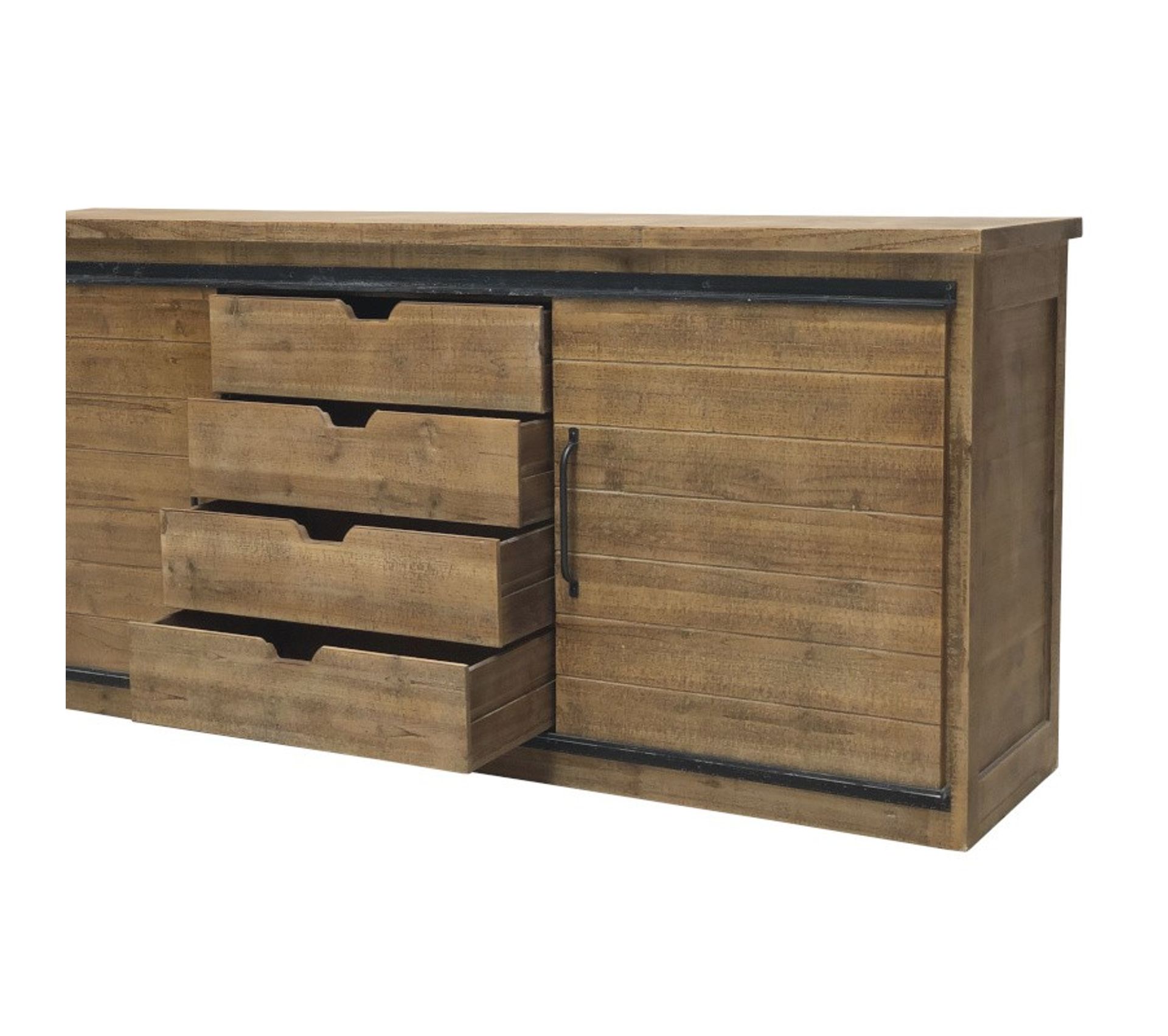 bahut bois massif industriel