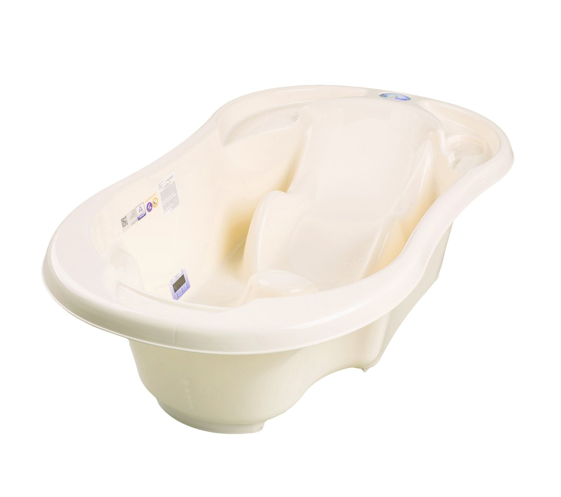 Baignoire Bebe Avec Reducteur Integre Jaune Sans Option Baignoire Bebe Siege De Bain But