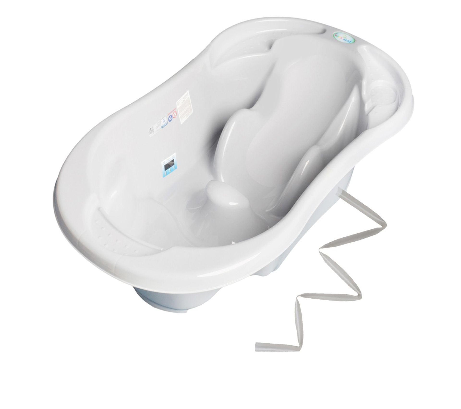 Baignoire Bebe Avec Reducteur Integre Gris Tuyau Baignoire Bebe Siege De Bain But