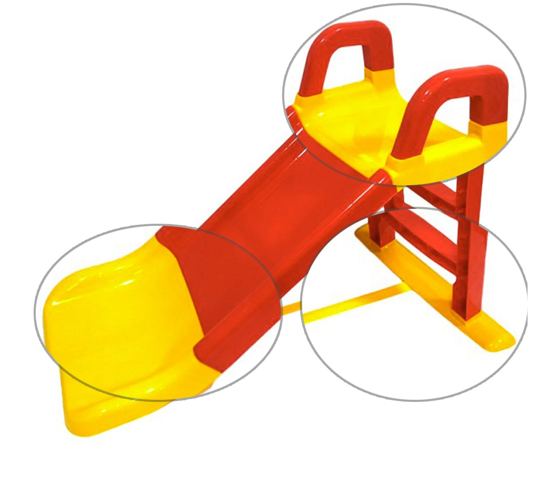 Melo Toboggan Pliable Glisse 140 Cm Enfants Intérieur Extérieur Rouge