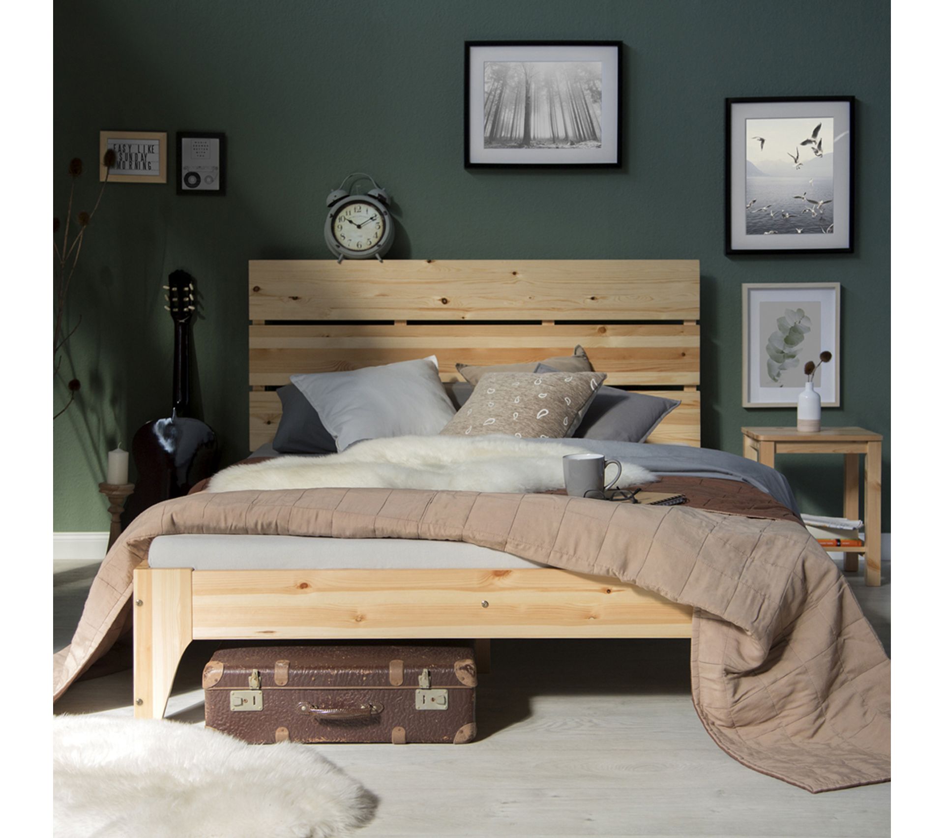 Mod le De Lit En Bois Moderne Une Place Sommeil Et Style Original