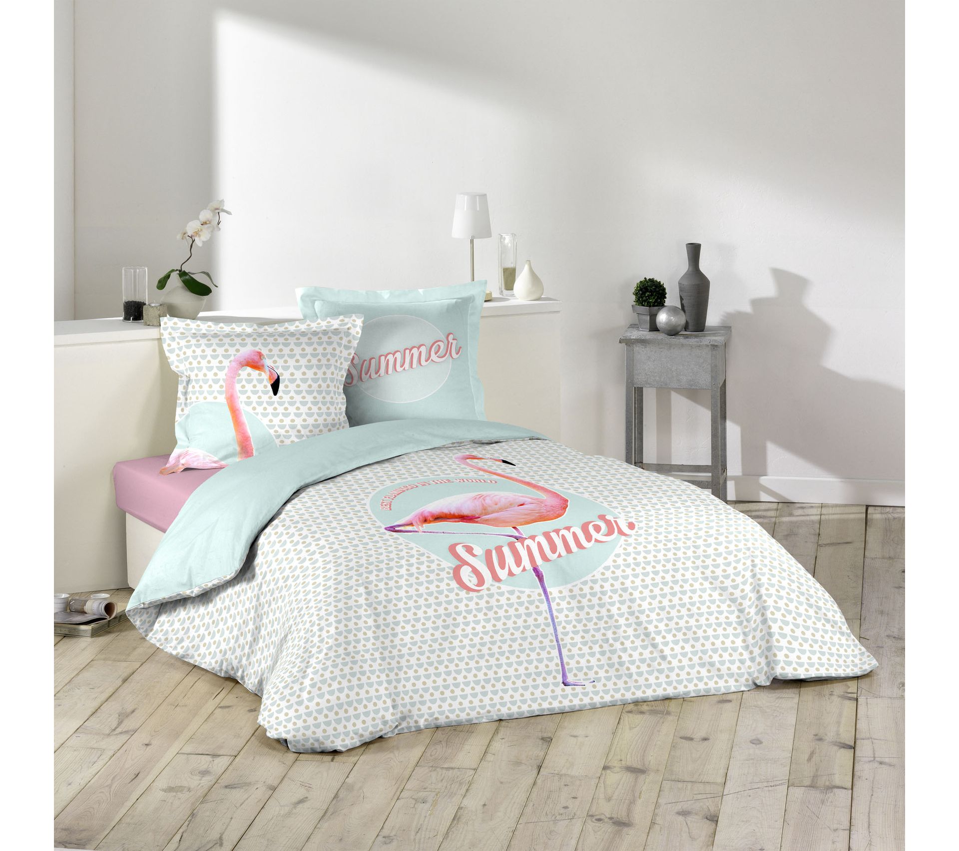 Parure Housse De Couette 20 X 20 Cm Flamant Rose Parure Housse De Couette 20 X 20 Cm Flamant Rose