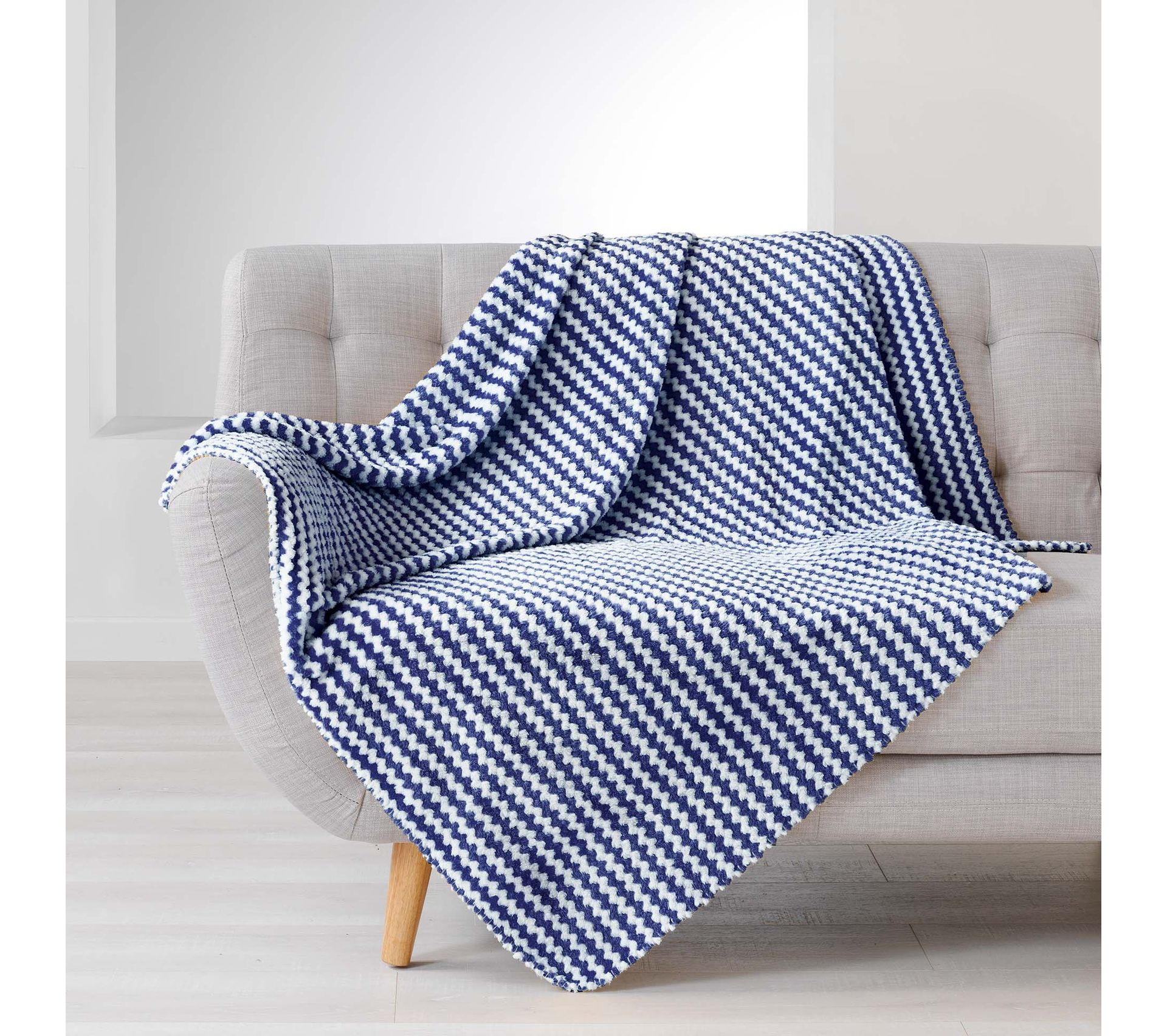 Couverture Polaire RENDIELE 125x150 Cm - Doudou Léger Pour Canapé Ou Lit