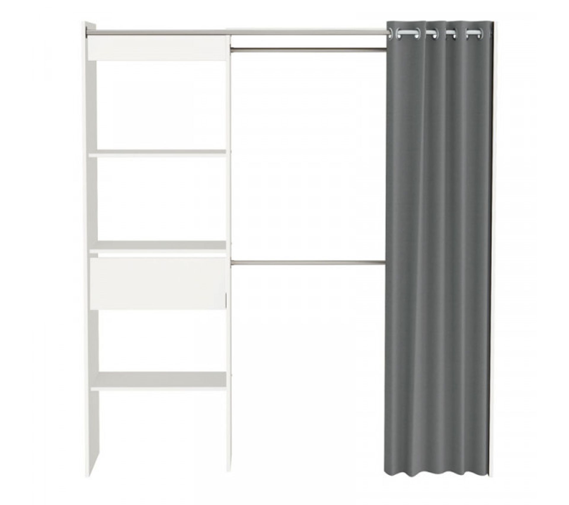 Aménagement Dressing Extensible Blanc Ara Kit dressing BUT