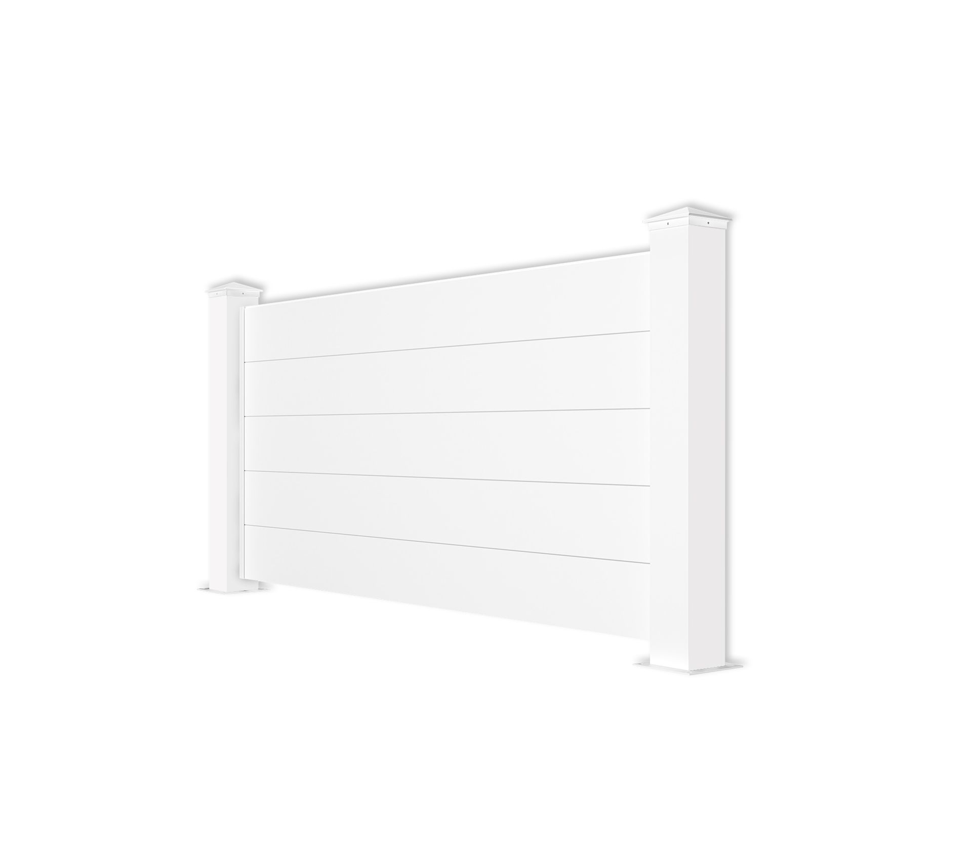 Lot De 5 Clôtures Décoratives Blanches En Plastique - 45x38 Cm, Bordures De Jardin élégantes Et Résistantes