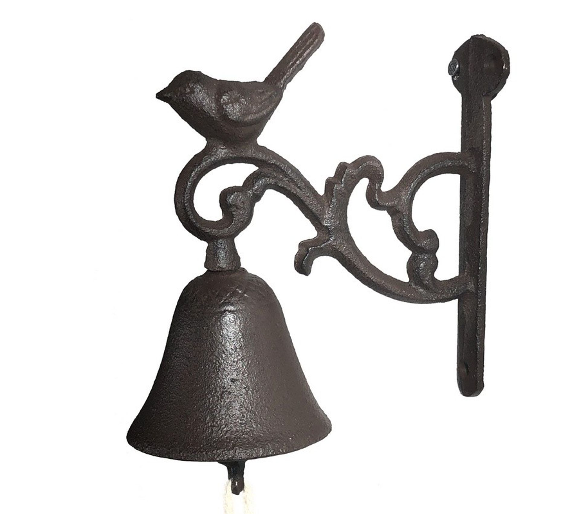 chemin/_de/_campagne Cloche Clochette Sonnette Carillon de Porte Oiseau Jardin Fonte 25 cm x 15 cm x 13 cm