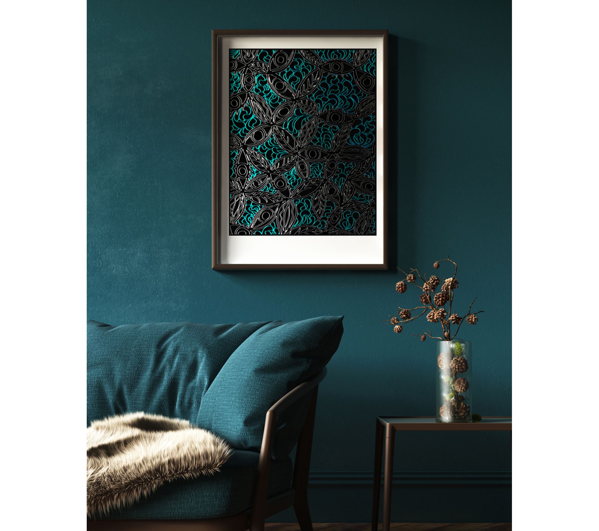 Art Signature Poster Tree Of Life2 40x60 Cm Poster Affiche BUT