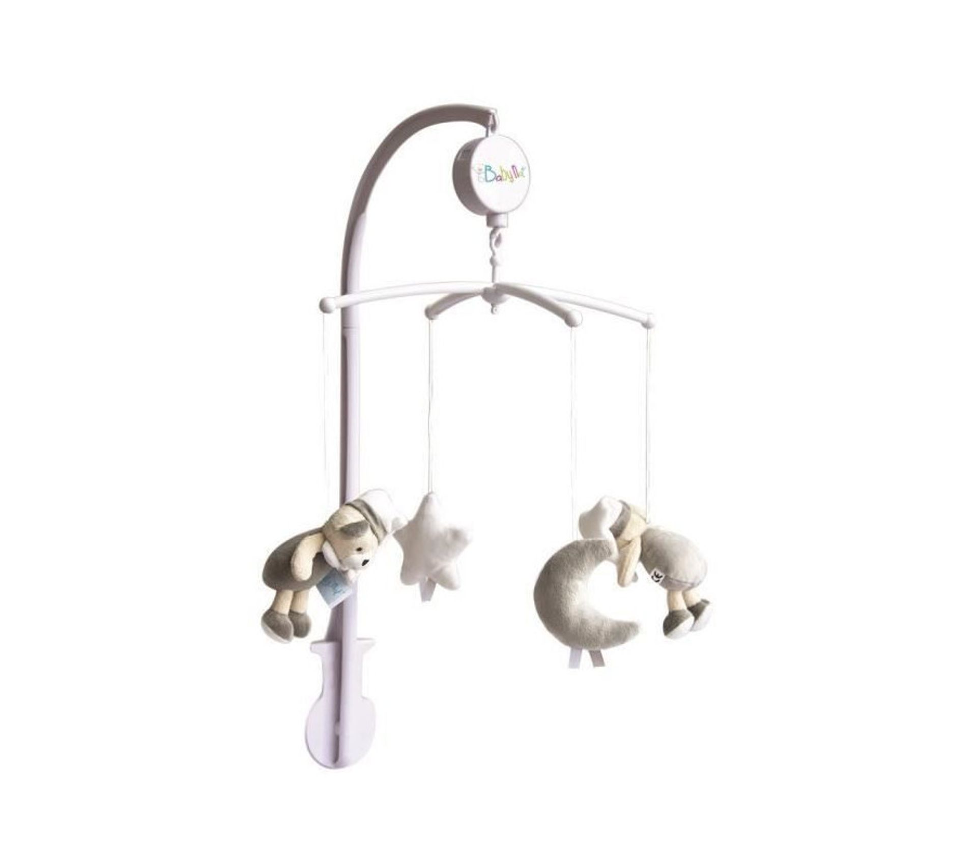 Baby Nat Mobile Musical Les Luminescents Gris Taupe Mobile bébé BUT
